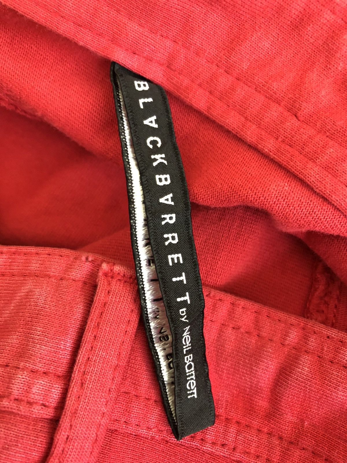 Neil Barrett Neil Barrett Black Barrett Made in Japan Red Pant Size US 31 - 22 Thumbnail