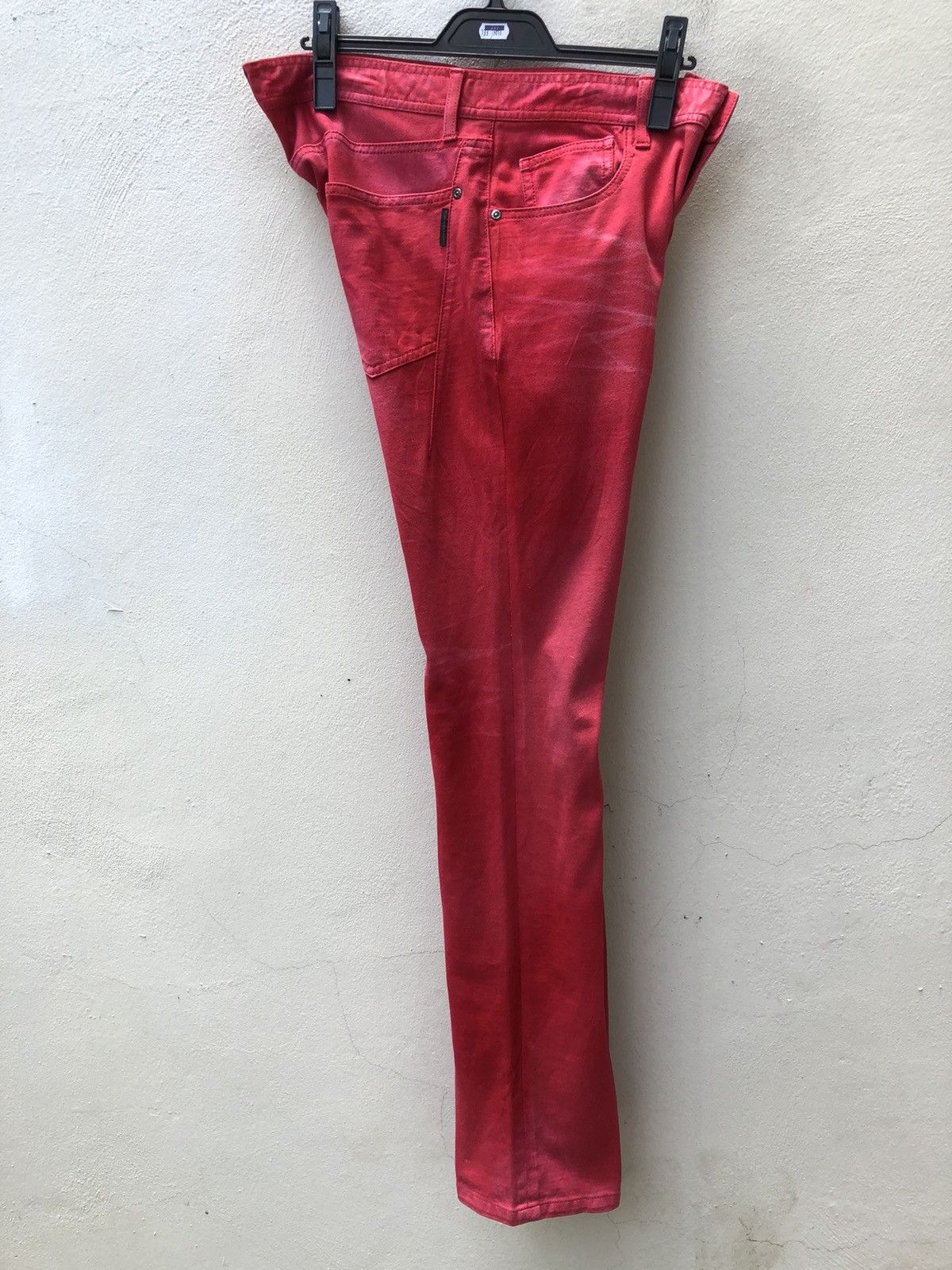 Neil Barrett Neil Barrett Black Barrett Made in Japan Red Pant Size US 31 - 20 Thumbnail