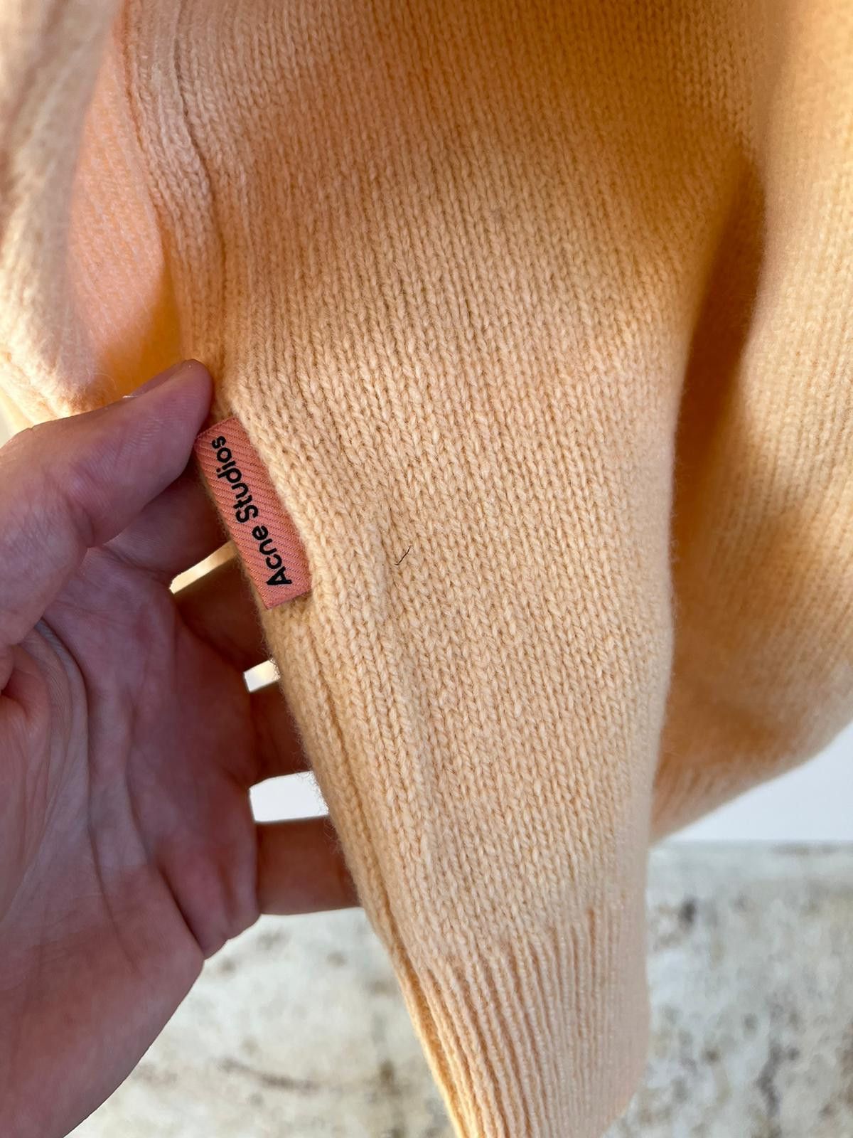 Acne Studios FN-MN-KNIT000283, Cashmere & Wool Knit Begie Color Size US M / EU 48-50 / 2 - 8 Thumbnail