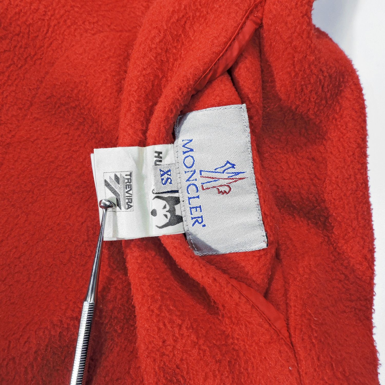 Moncler 90’S MONCLER HUSKY REVERSIBLE RED FLEECE JACKET Size US XS / EU 42 / 0 - 5 Thumbnail