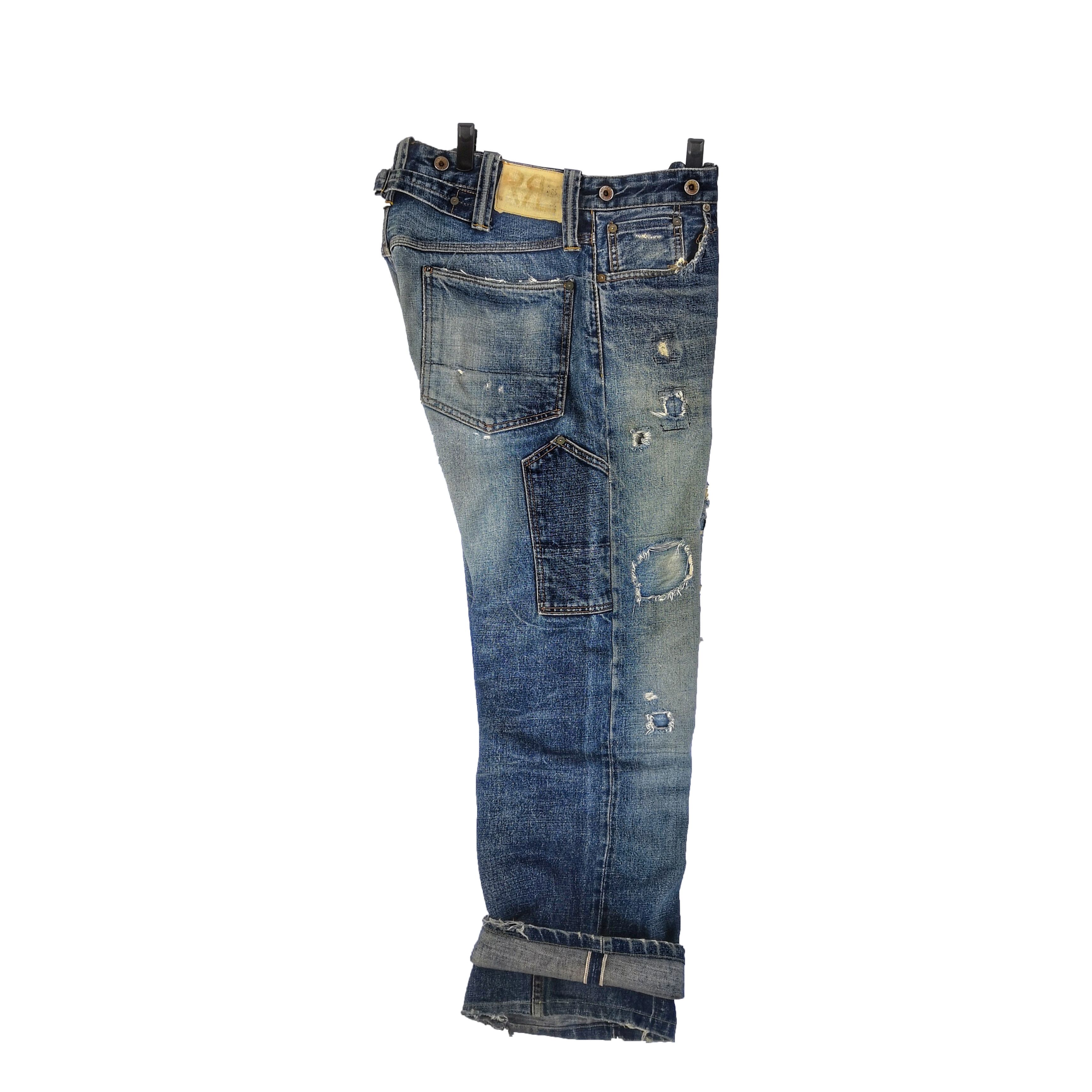 Polo Ralph Lauren Vintage Polo Ralph Lauren Selvedge Jeans Distressed Denim Size US 32 / EU 48 - 5 Thumbnail