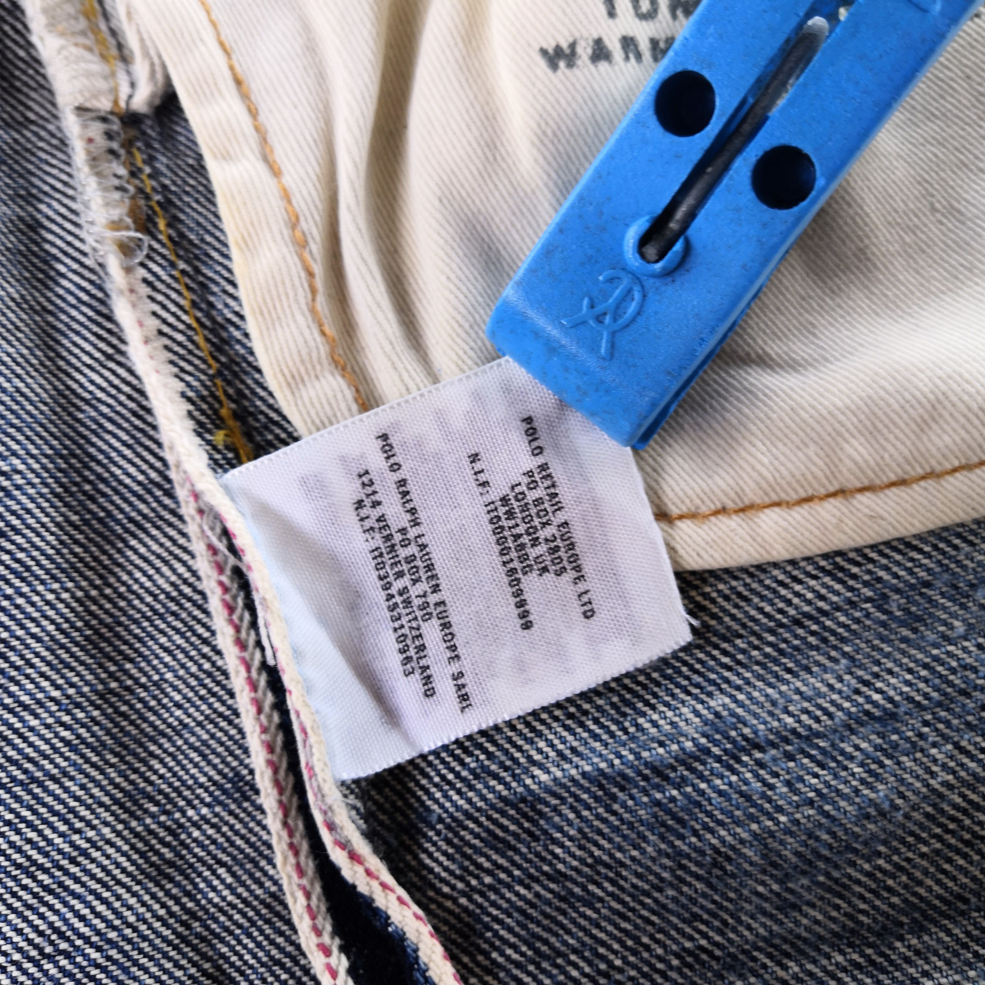 Polo Ralph Lauren Vintage Polo Ralph Lauren Selvedge Jeans Distressed Denim Size US 32 / EU 48 - 12 Thumbnail