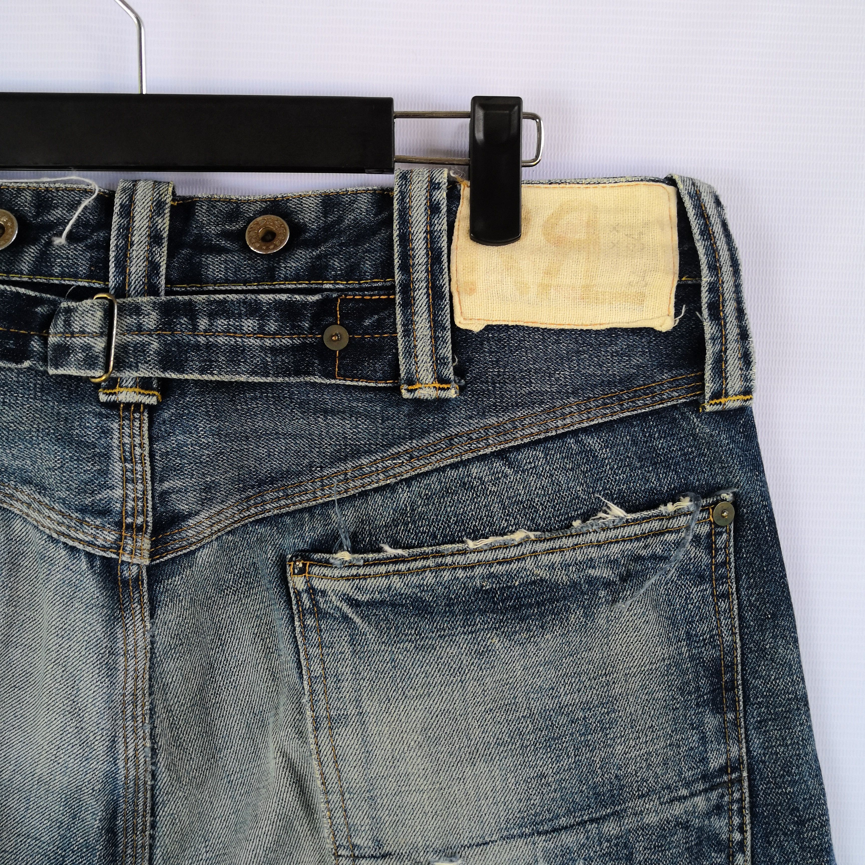 Polo Ralph Lauren Vintage Polo Ralph Lauren Selvedge Jeans Distressed Denim Size US 32 / EU 48 - 6 Thumbnail