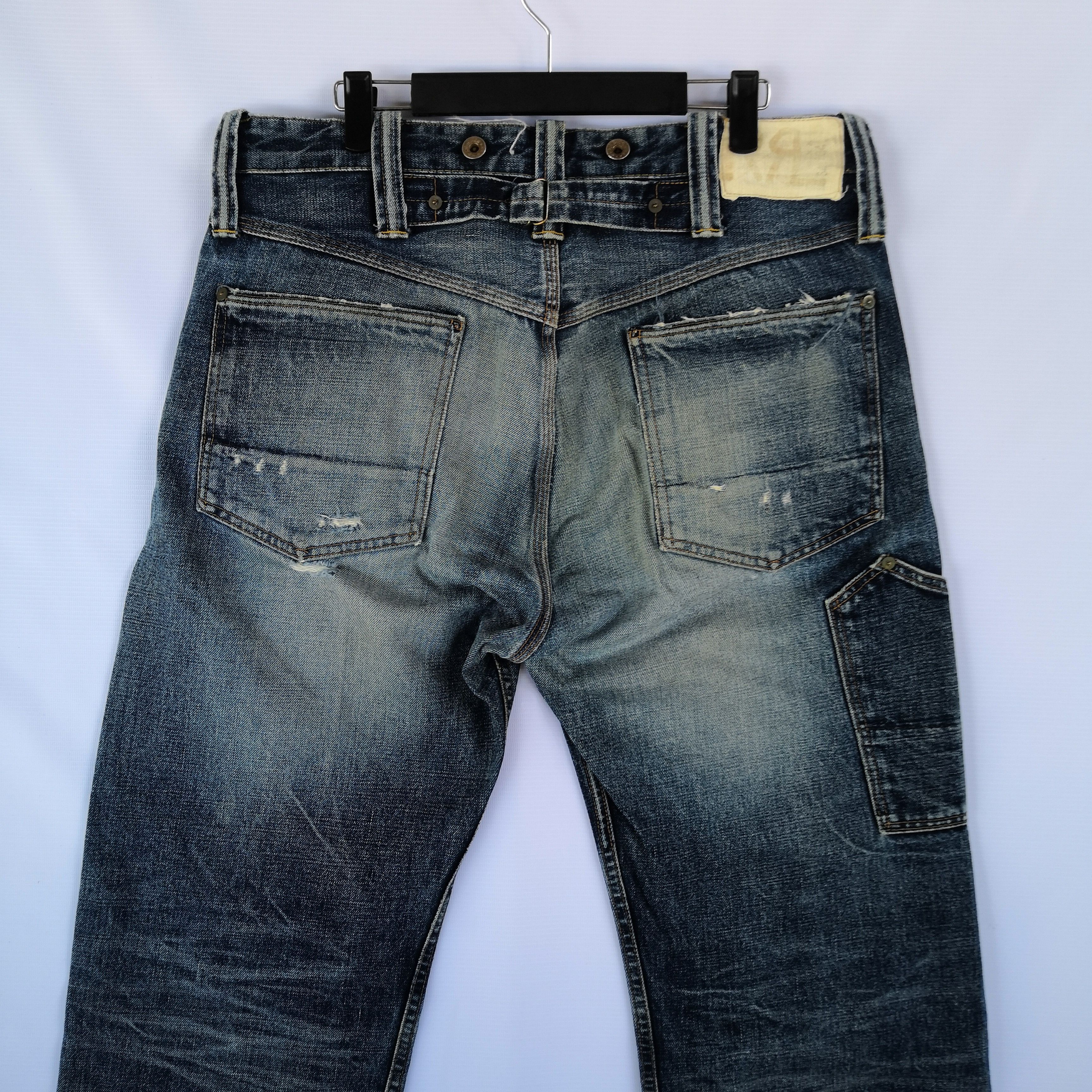 Polo Ralph Lauren Vintage Polo Ralph Lauren Selvedge Jeans Distressed Denim Size US 32 / EU 48 - 4 Thumbnail