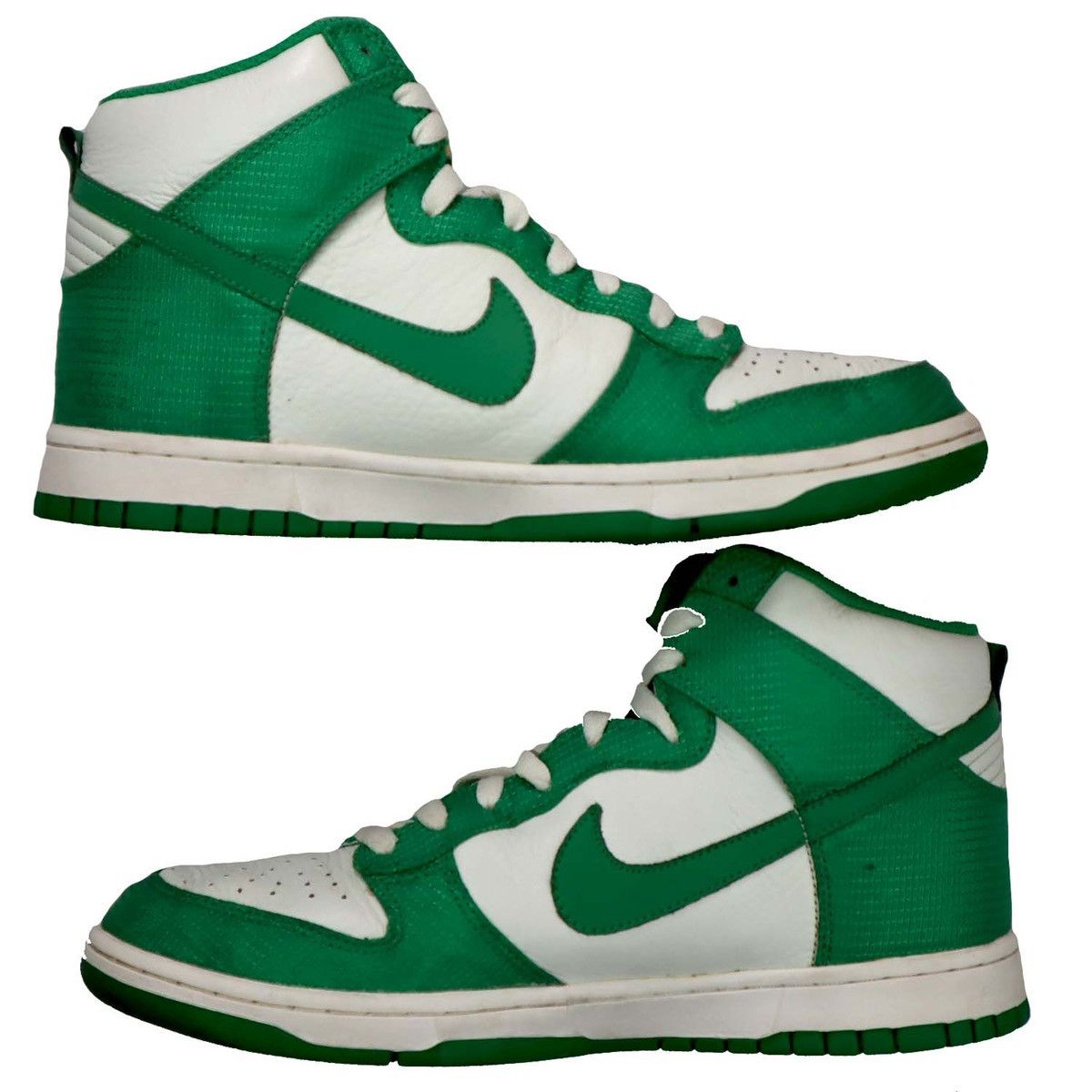 Nike 2009 Nike Dunk High Lucky Green Size US 10 / EU 43 - 2 Thumbnail