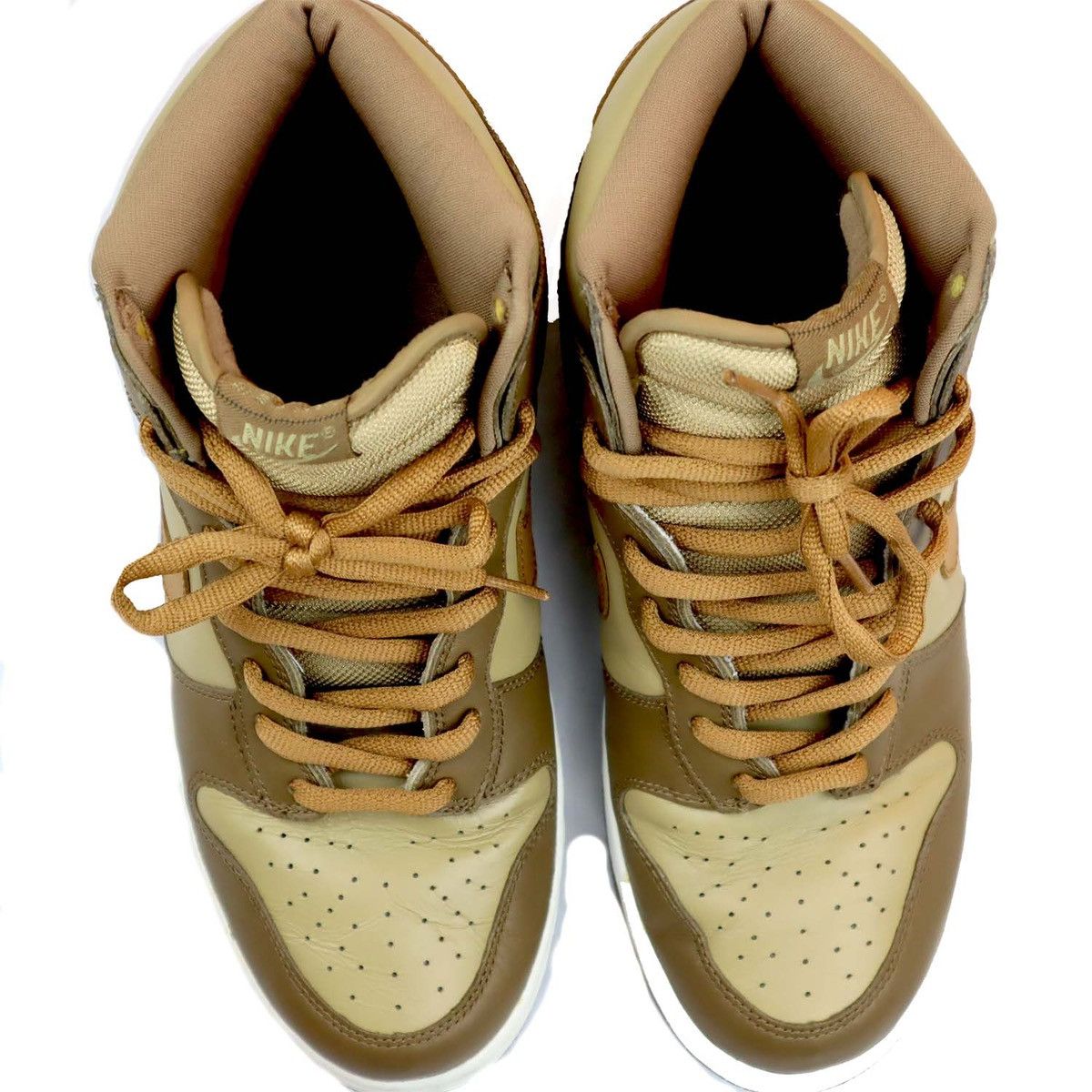 Nike 2002 Nike Dunk High - Maple-Taupe Size US 11 / EU 44 - 3 Thumbnail