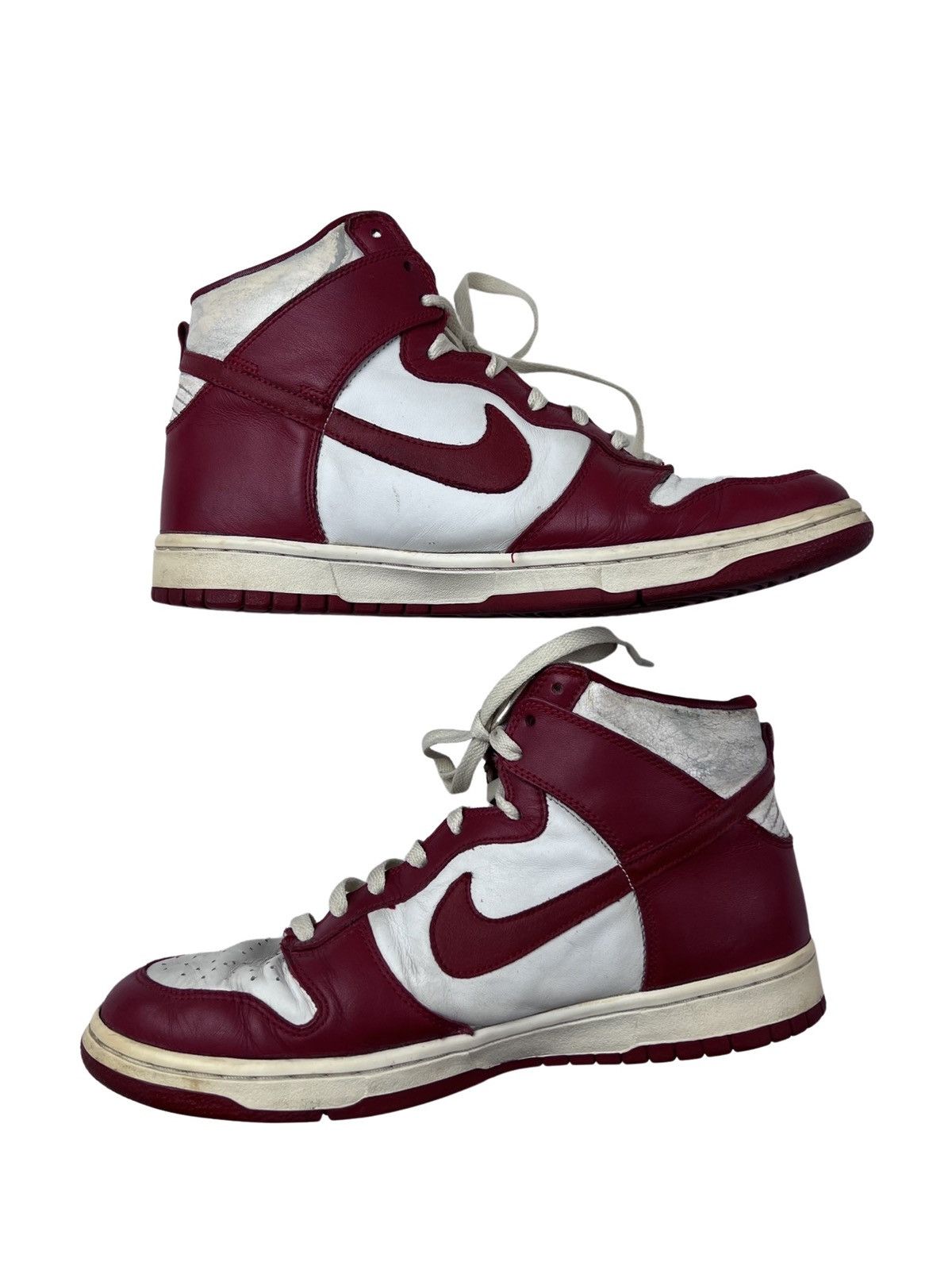 Nike × Vintage 2002 Dunk High Varsity Red | Varsity Red-White Size US 11 / EU 44 - 2 Thumbnail