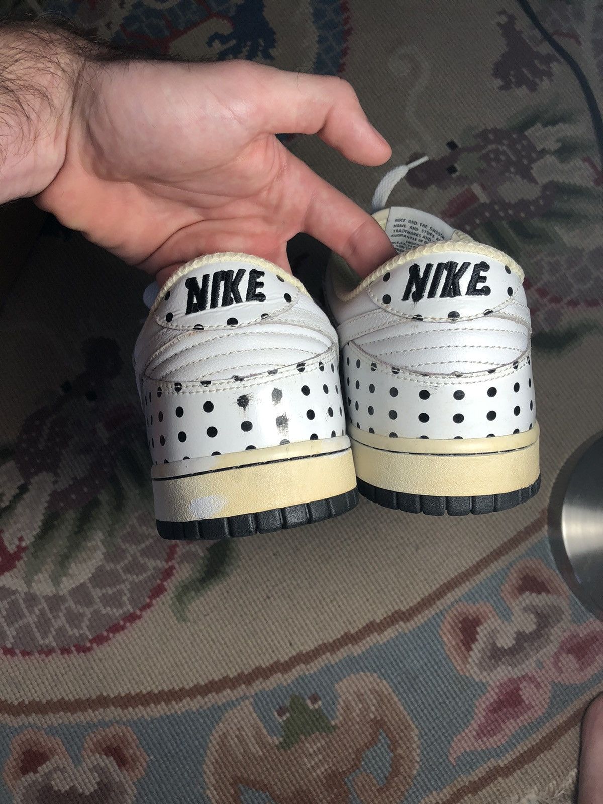 Fragment Design × Nike 2006 Dunk Low Prb Polka Dot - Fragment Size US 10.5 / EU 43-44 - 8 Thumbnail