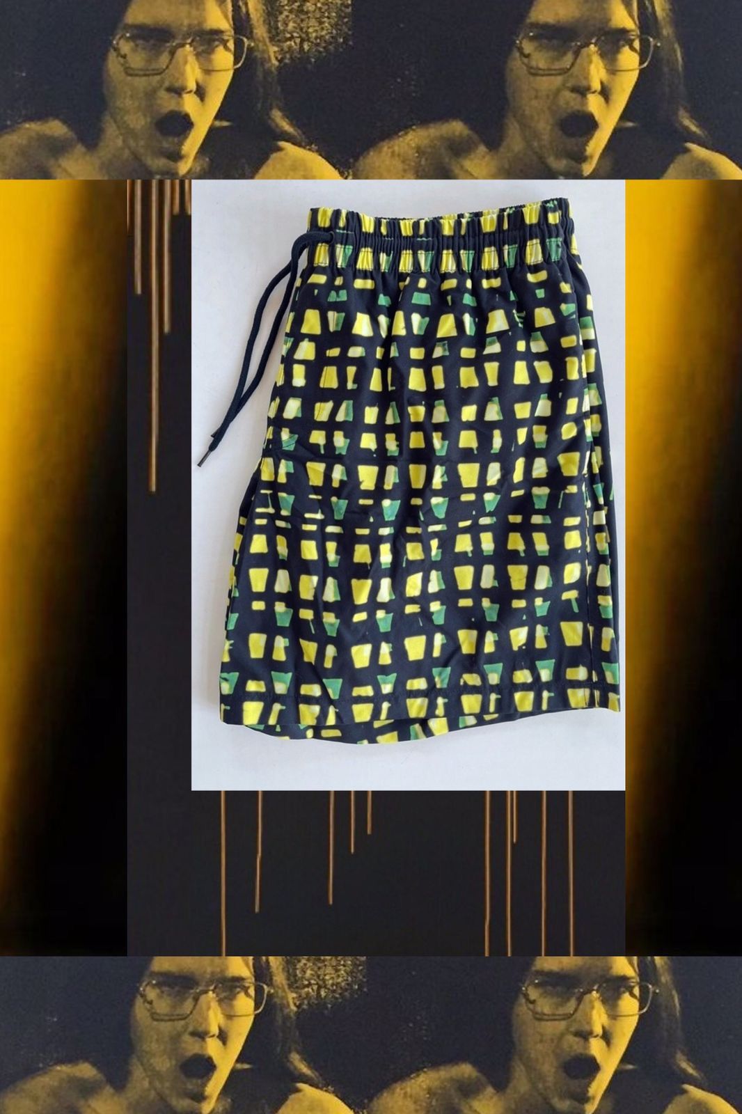 image of Dries Van Noten X Len Lye Swim Shorts, Men's (Size 32)
