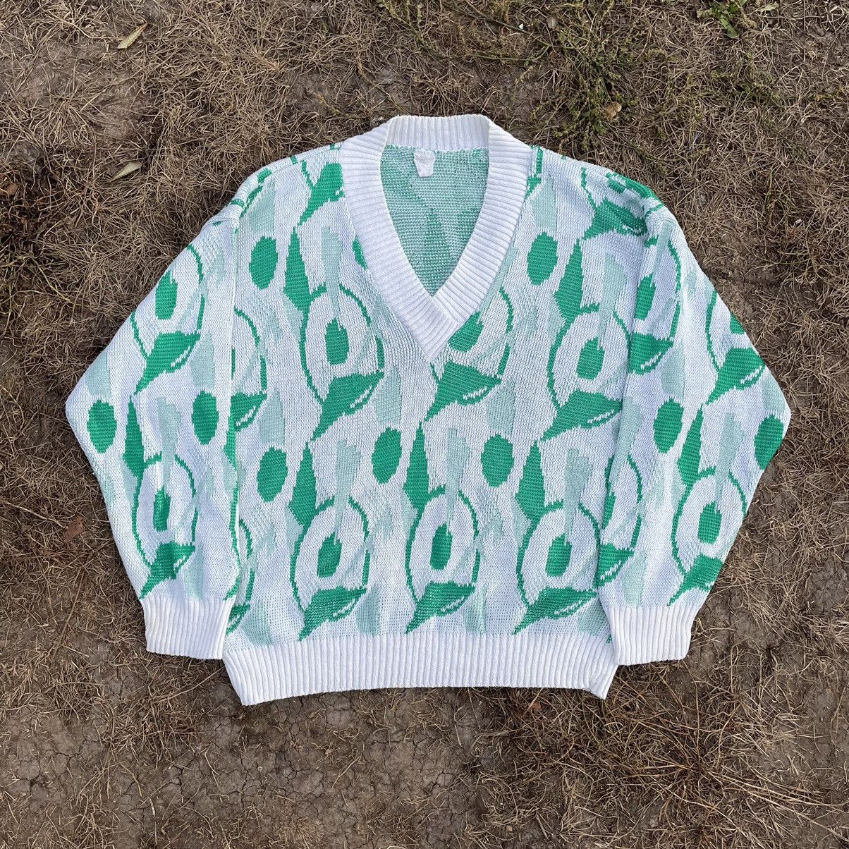 Vintage Vintage Y2K Coquette Cardigan All Over Print Sweater Swag M Size US M / EU 48-50 / 2 - 1 Thumbnail