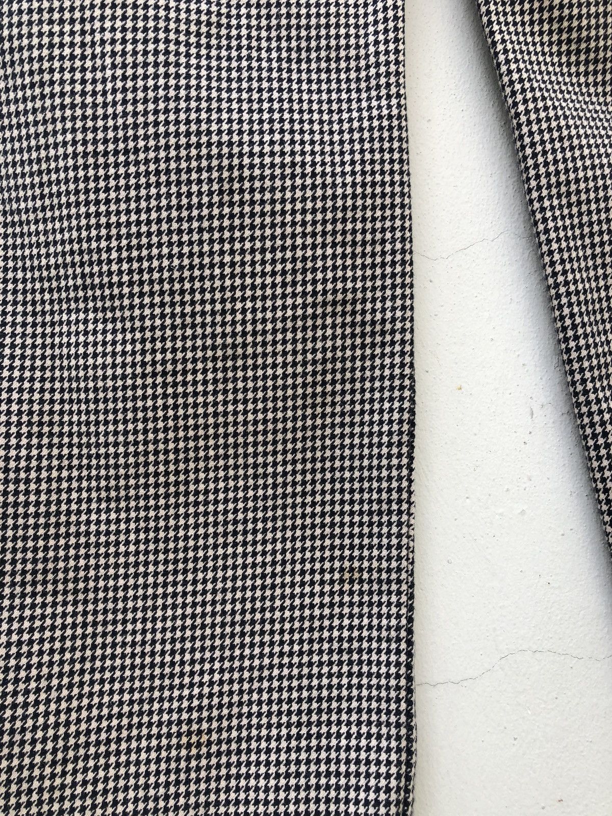 Vintage Team Of Beat*en Made in Japan Houndstooth Khaki Trouser Pant Size US 30 / EU 46 - 16 Thumbnail