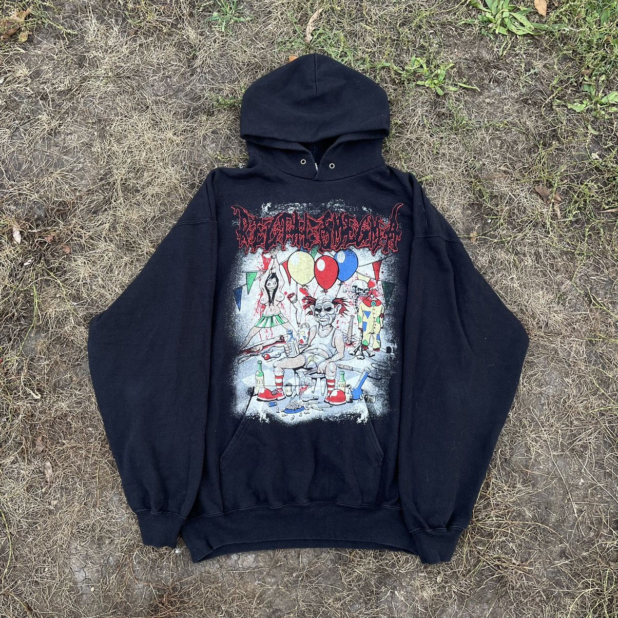 Vintage Vintage Y2K Clown Dead Skulls Horror Hoodie XXX Sexy Vamp | Grailed