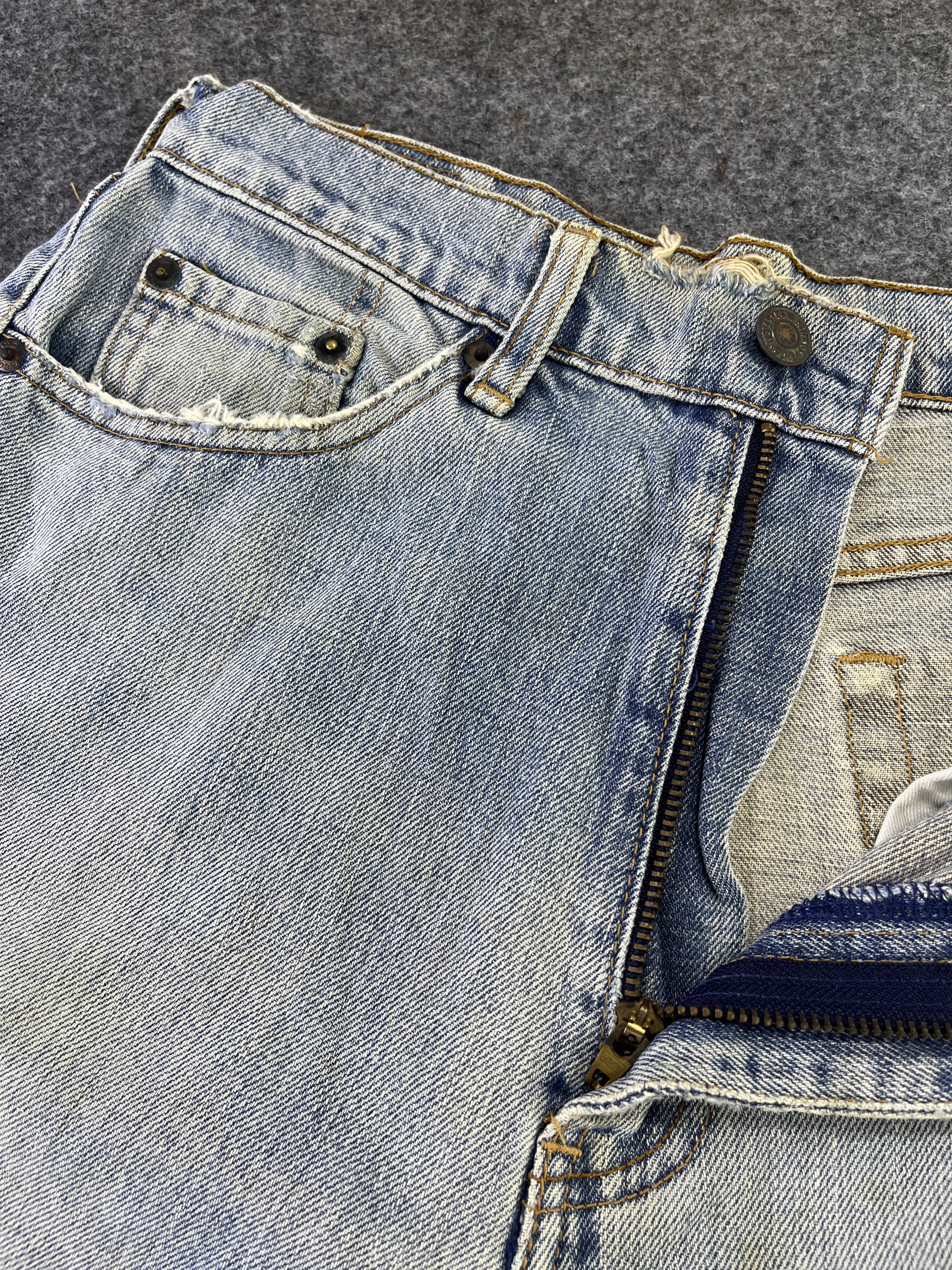 Levi's 90's Vintage Levis 511 Distressed Jeans - J911 Size 29" - 6 Thumbnail