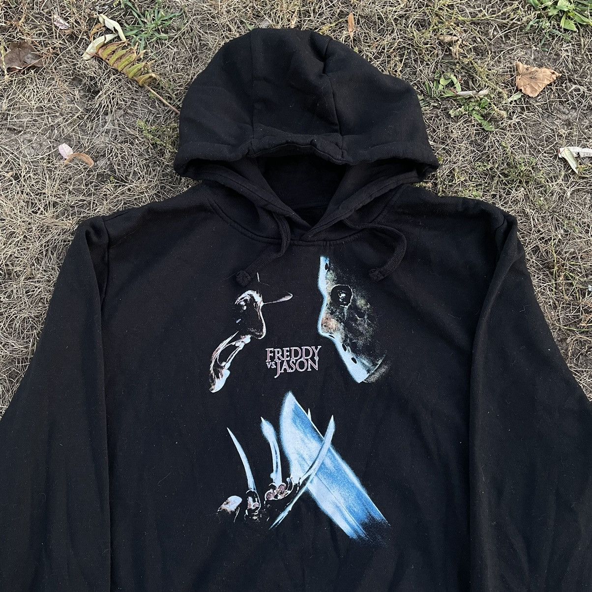 Vintage Vintage Y2K Goth Graphic Hoodie Black Oversized Techwear XL Size US XL / EU 56 / 4 - 4 Thumbnail