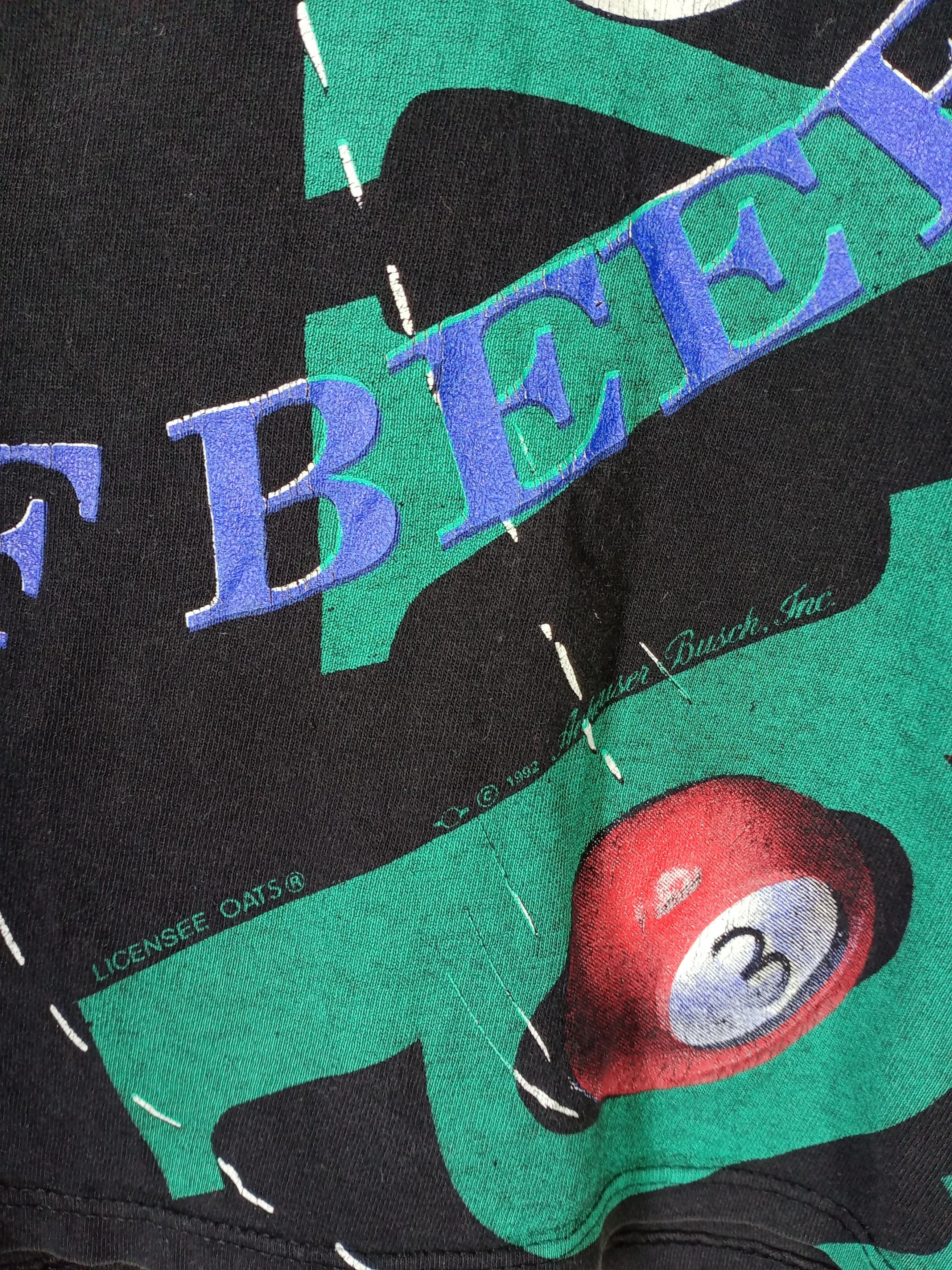 Budweiser Rare Vintage 90s Wild Oats Budweiser All Over Print Size US L / EU 52-54 / 3 - 6 Thumbnail