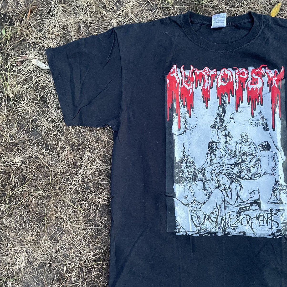 Vintage Vintage Y2K Horror Graphic Tee Thrashed Streetwear Grunge L Size US L / EU 52-54 / 3 - 3 Thumbnail