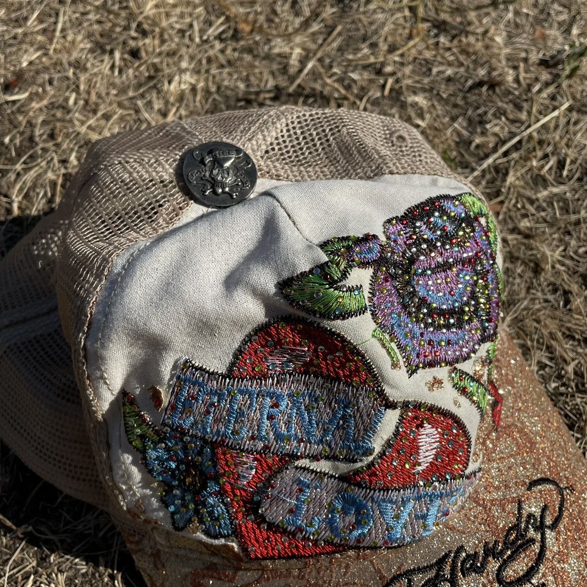 Vintage Vintage Y2K Ed Hardy Christian Audigier Trucker Hat Faded OS Size ONE SIZE - 2 Thumbnail