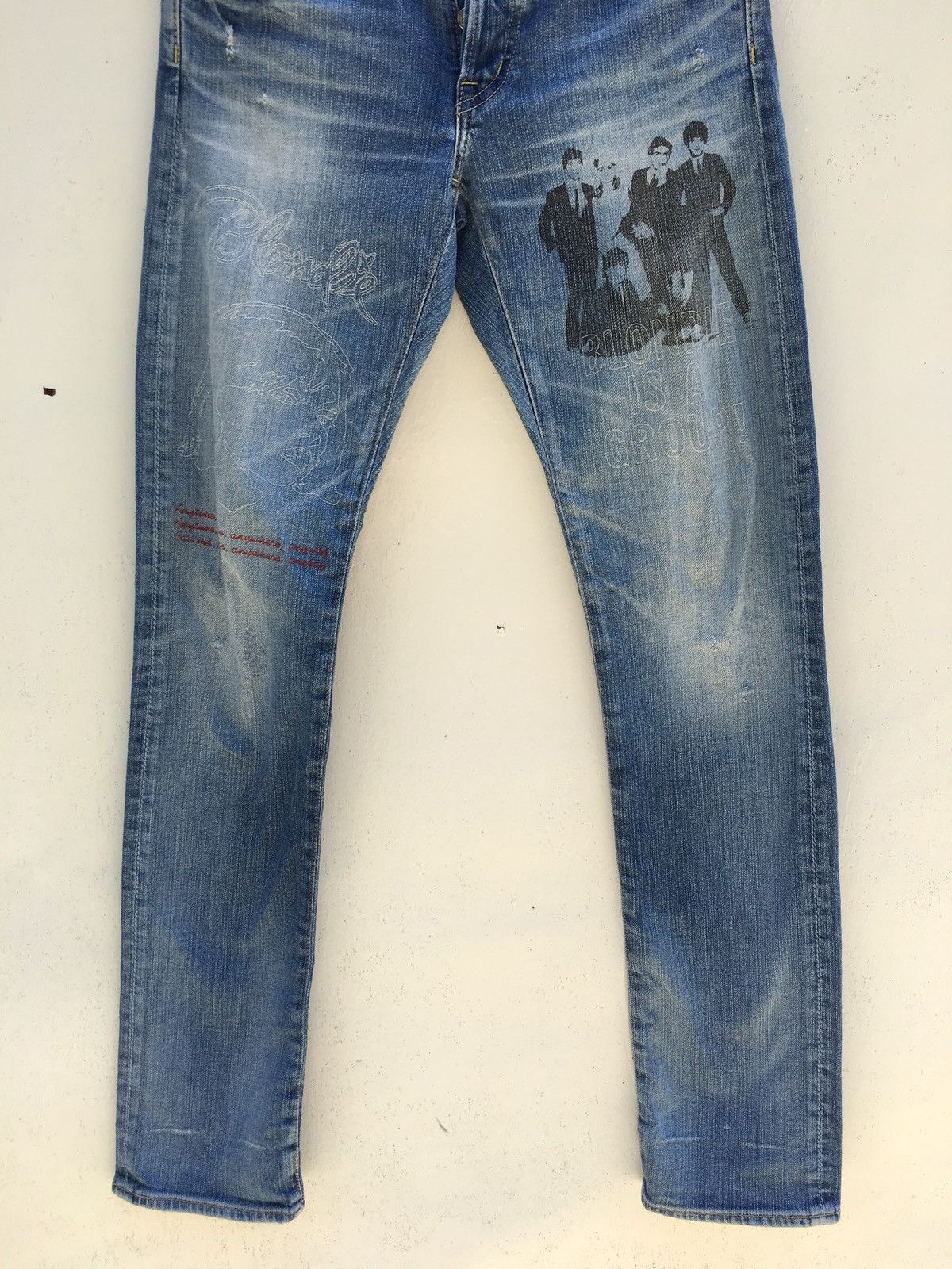 Hysteric Glamour Hysteric Printed Blondie Band & Metal Spike Side Pocket Size US 28 / EU 44 - 5 Thumbnail