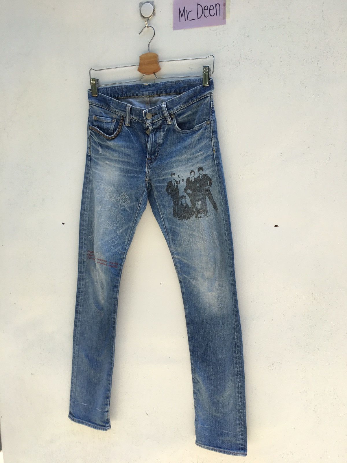 Hysteric Glamour Hysteric Printed Blondie Band & Metal Spike Side Pocket Size US 28 / EU 44 - 3 Thumbnail