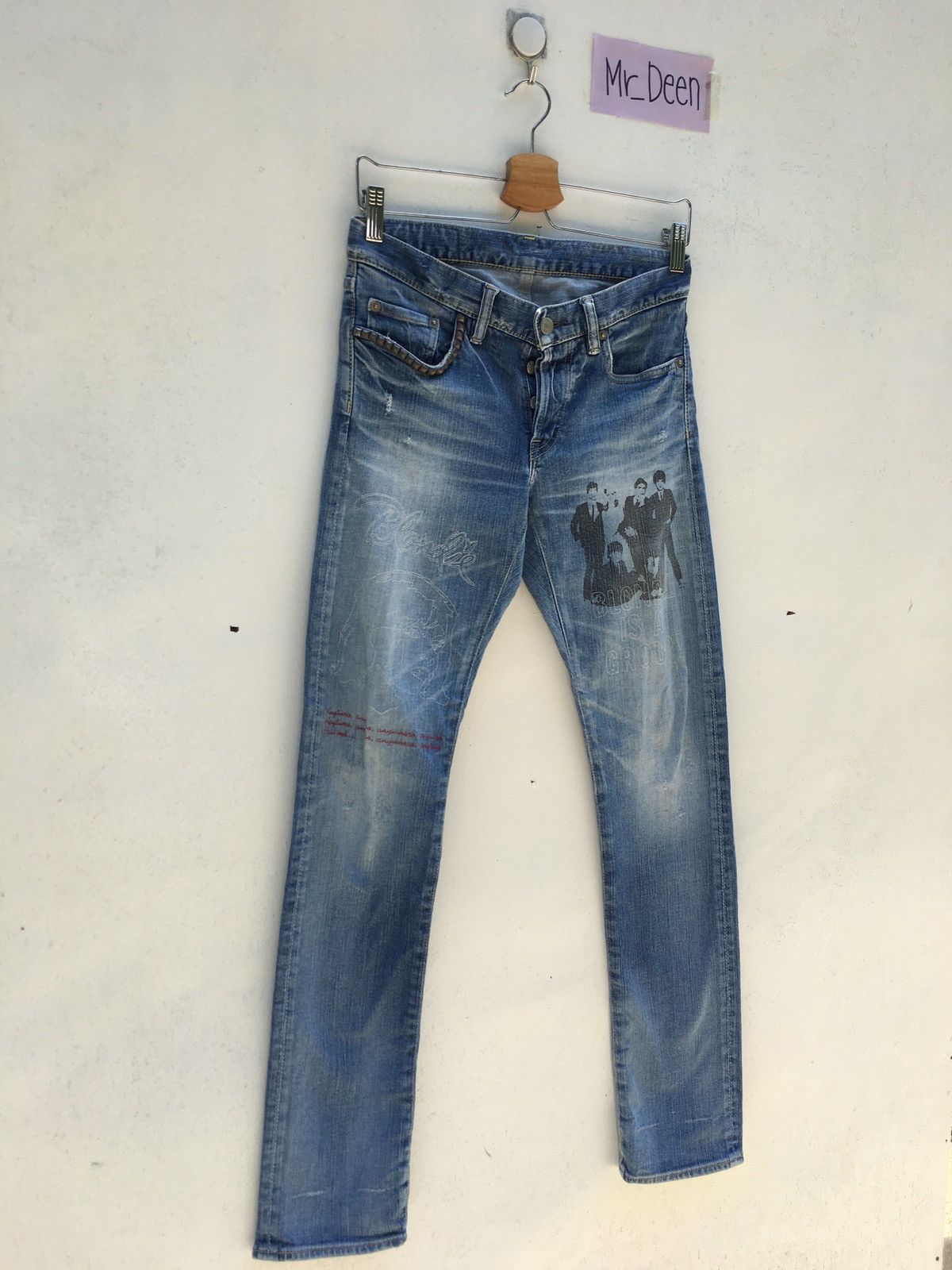 Hysteric Glamour Hysteric Printed Blondie Band & Metal Spike Side Pocket Size US 28 / EU 44 - 2 Thumbnail