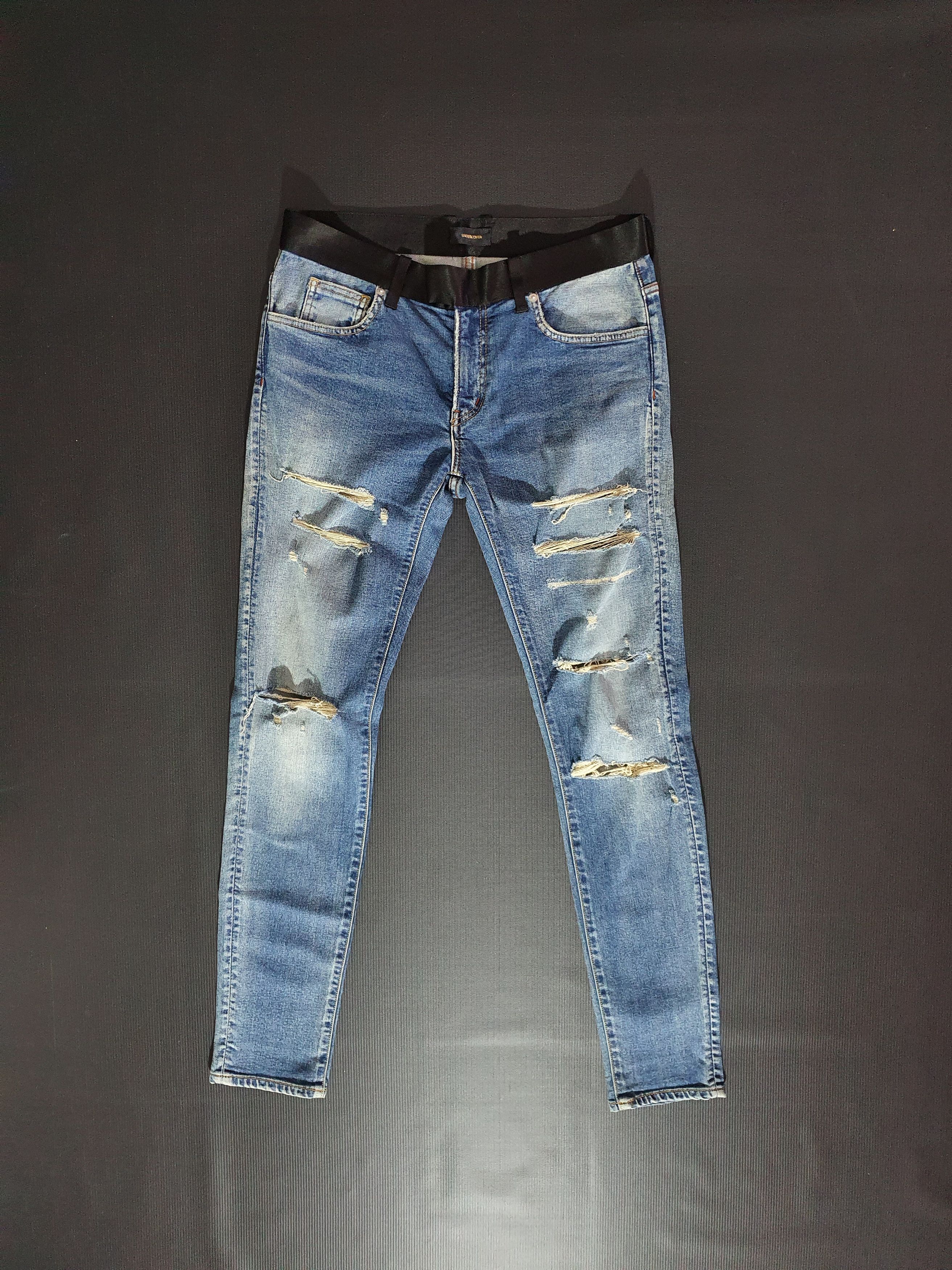 Undercover Satin Waist Silk Cotton Undercover Skinny Jeans Size US 28 / EU 44 - 15 Thumbnail