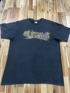 Supreme Paint Logo Tee | Grailed