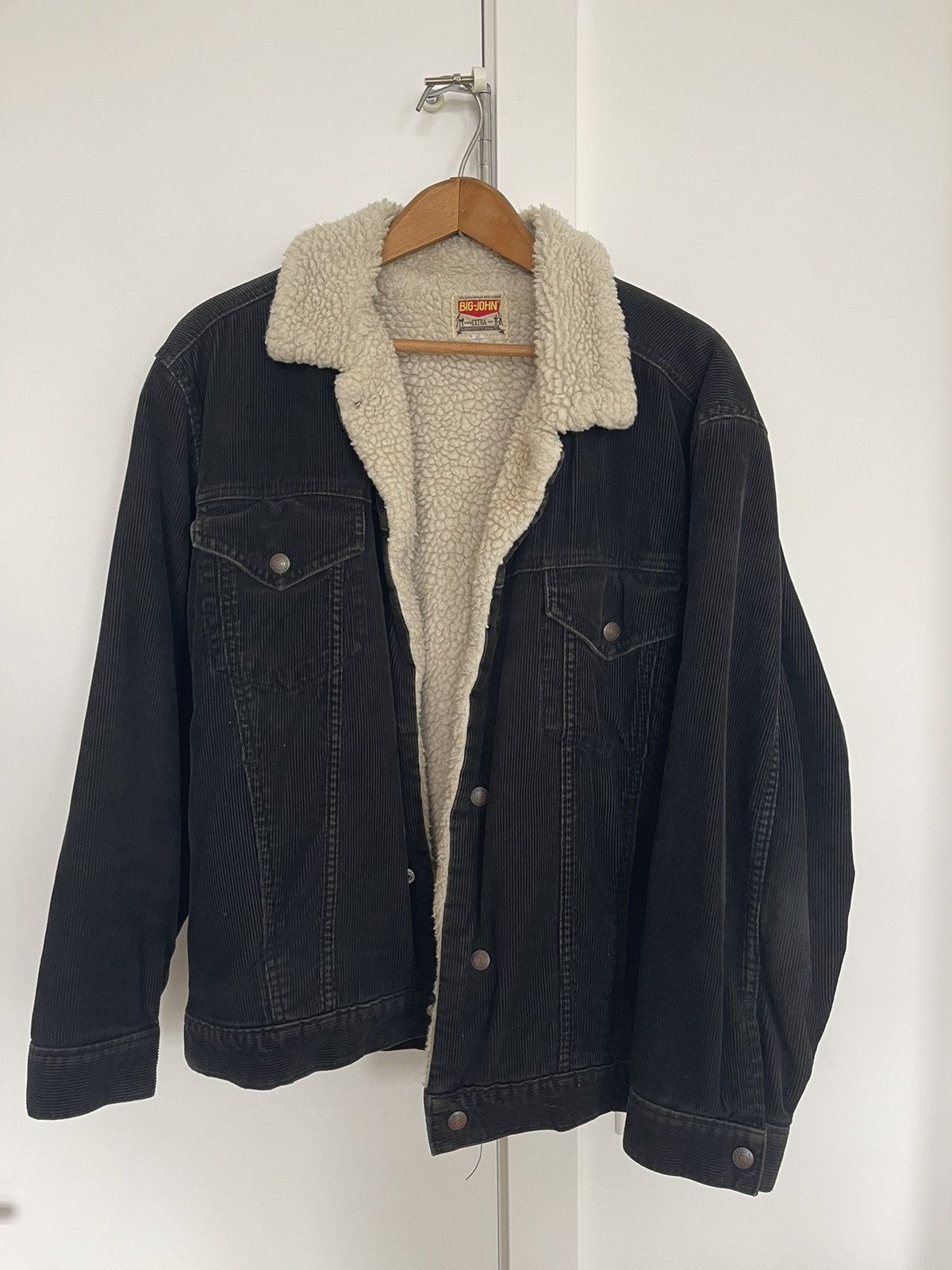 Big John 80s Big John Sherpa Jacket Brown Distressed Travis Style Size US M / EU 48-50 / 2 - 1 Thumbnail