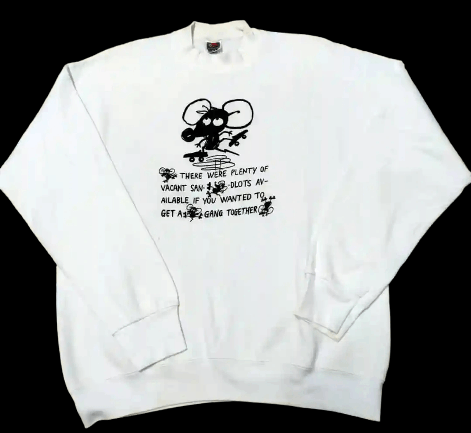 Fruit Of The Loom Vintage Fruit of Loom Humor Sweatshirt Size US L / EU 52-54 / 3 - 1 Thumbnail