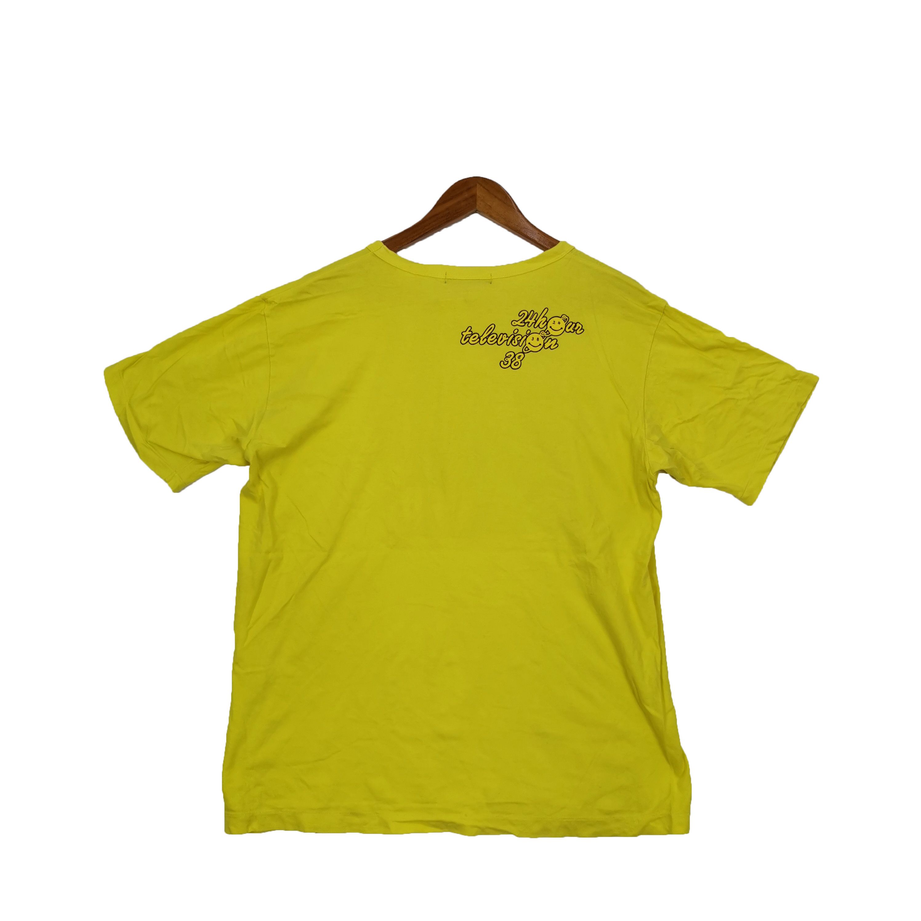 Japanese Brand Vintage 24 Hour Television T-Shirt Japanese Designer Tee Size US L / EU 52-54 / 3 - 2 Thumbnail