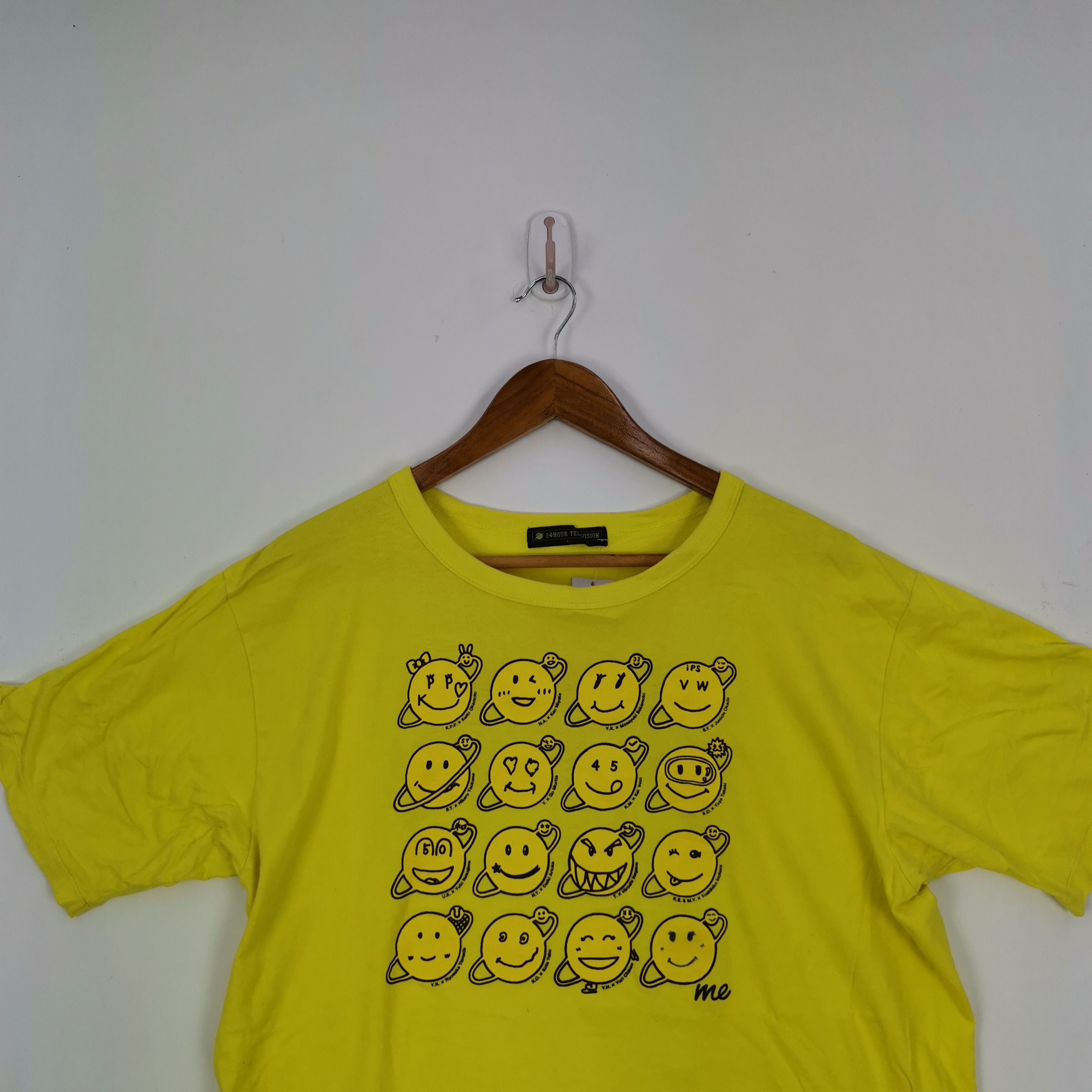 Japanese Brand Vintage 24 Hour Television T-Shirt Japanese Designer Tee Size US L / EU 52-54 / 3 - 3 Thumbnail