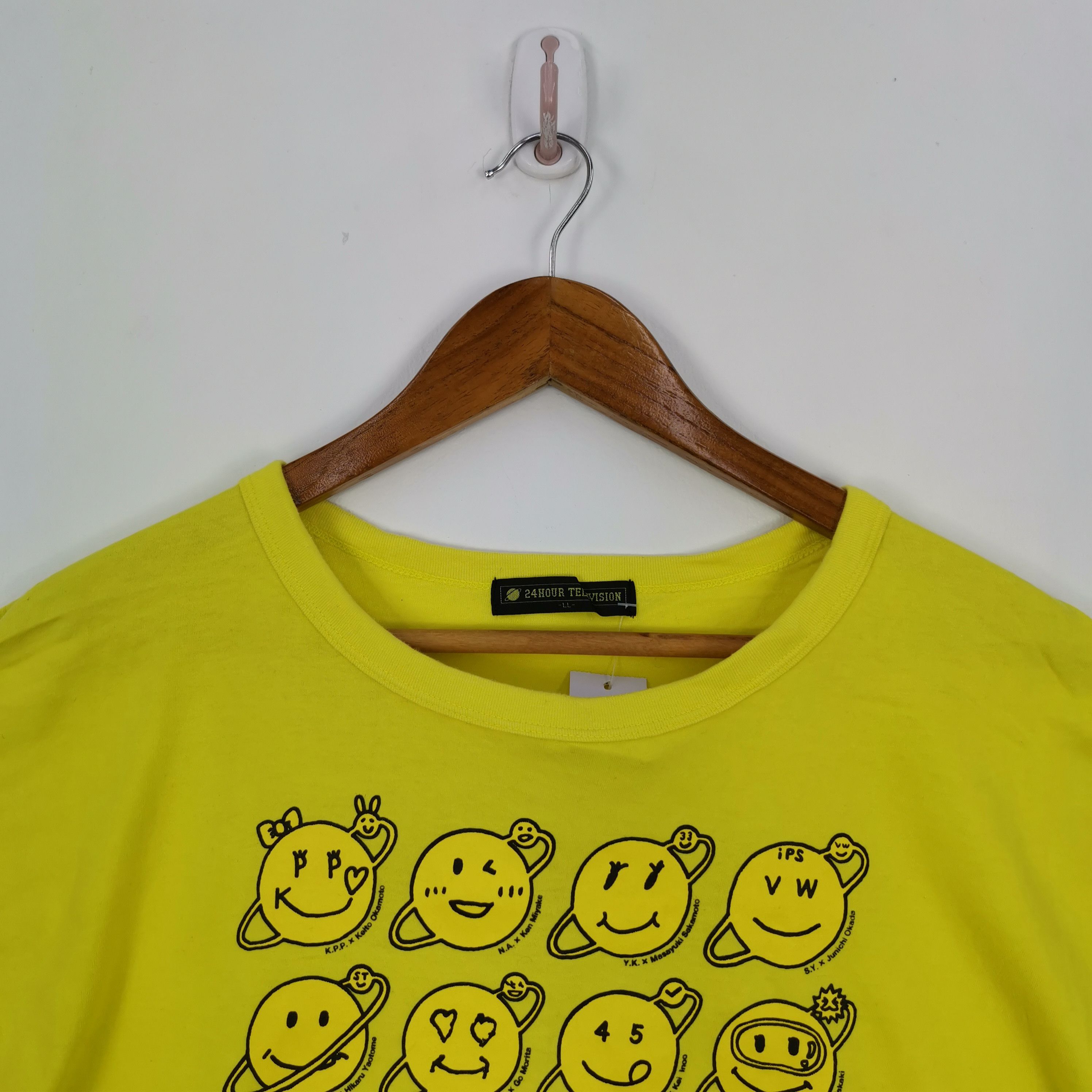 Japanese Brand Vintage 24 Hour Television T-Shirt Japanese Designer Tee Size US L / EU 52-54 / 3 - 5 Thumbnail