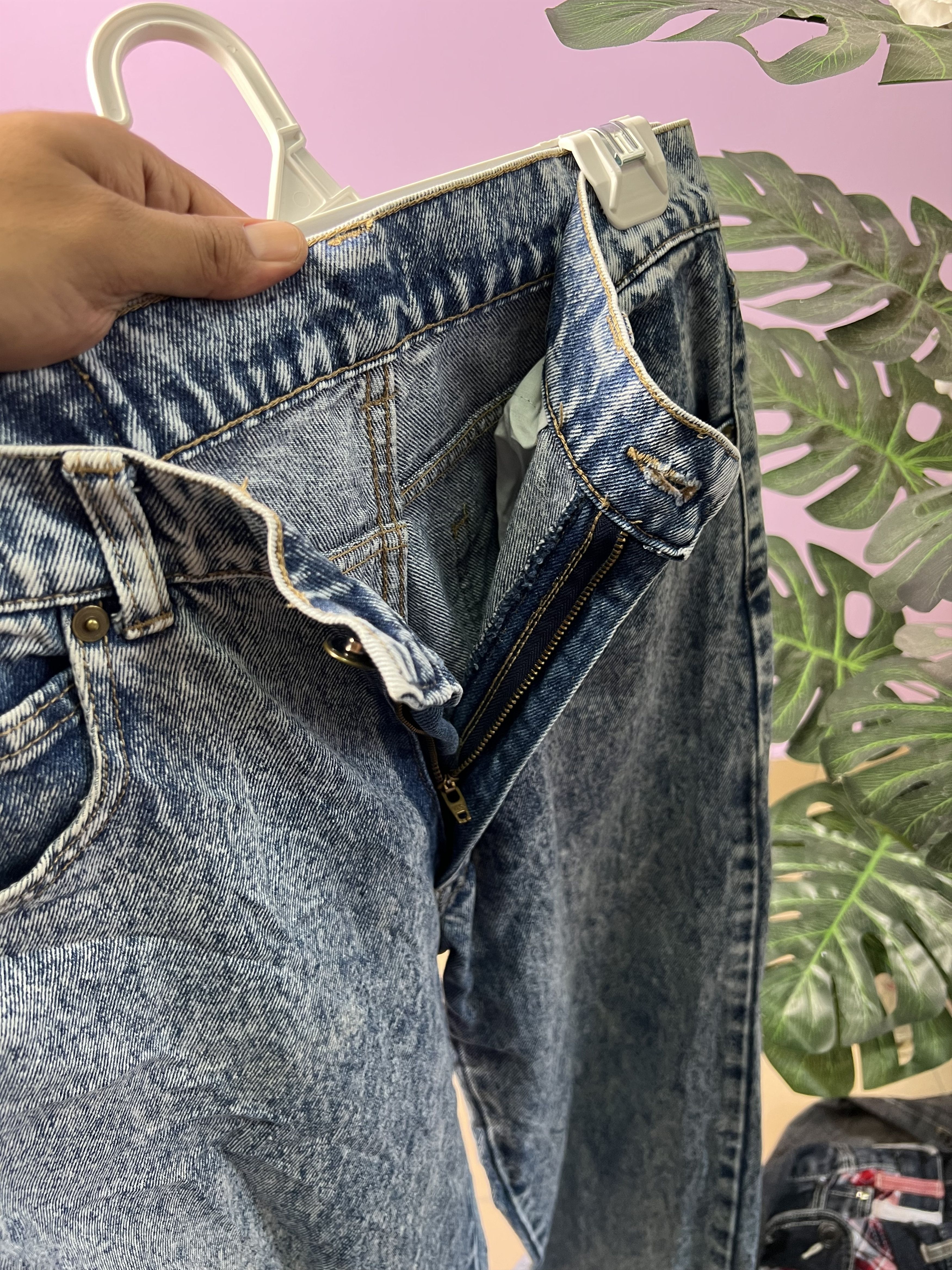 Japanese Brand 🔥Vintage Dieser Vogel Acid Wash Distressed Denim Size US 31 - 14 Thumbnail