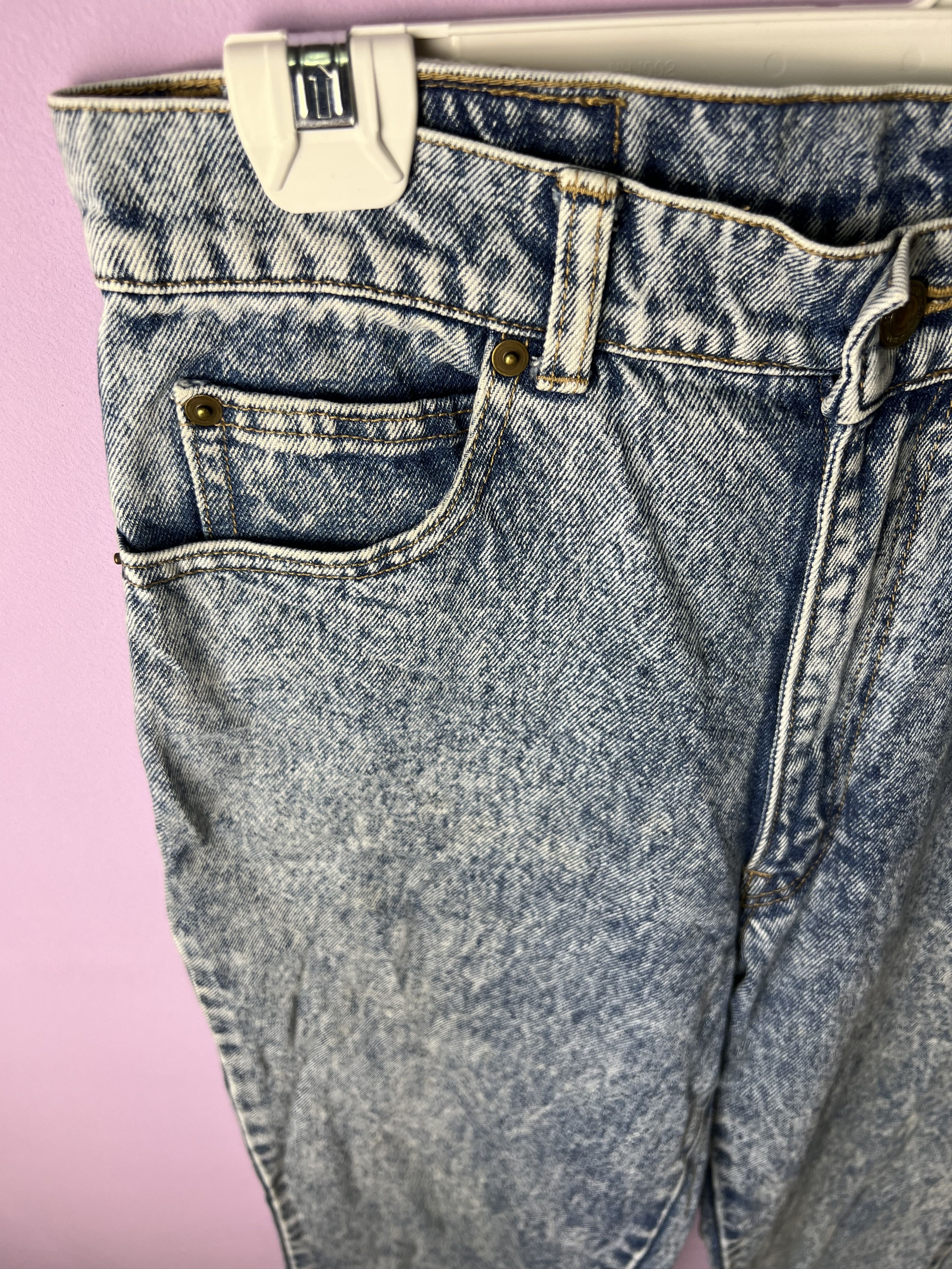 Japanese Brand 🔥Vintage Dieser Vogel Acid Wash Distressed Denim Size US 31 - 8 Thumbnail