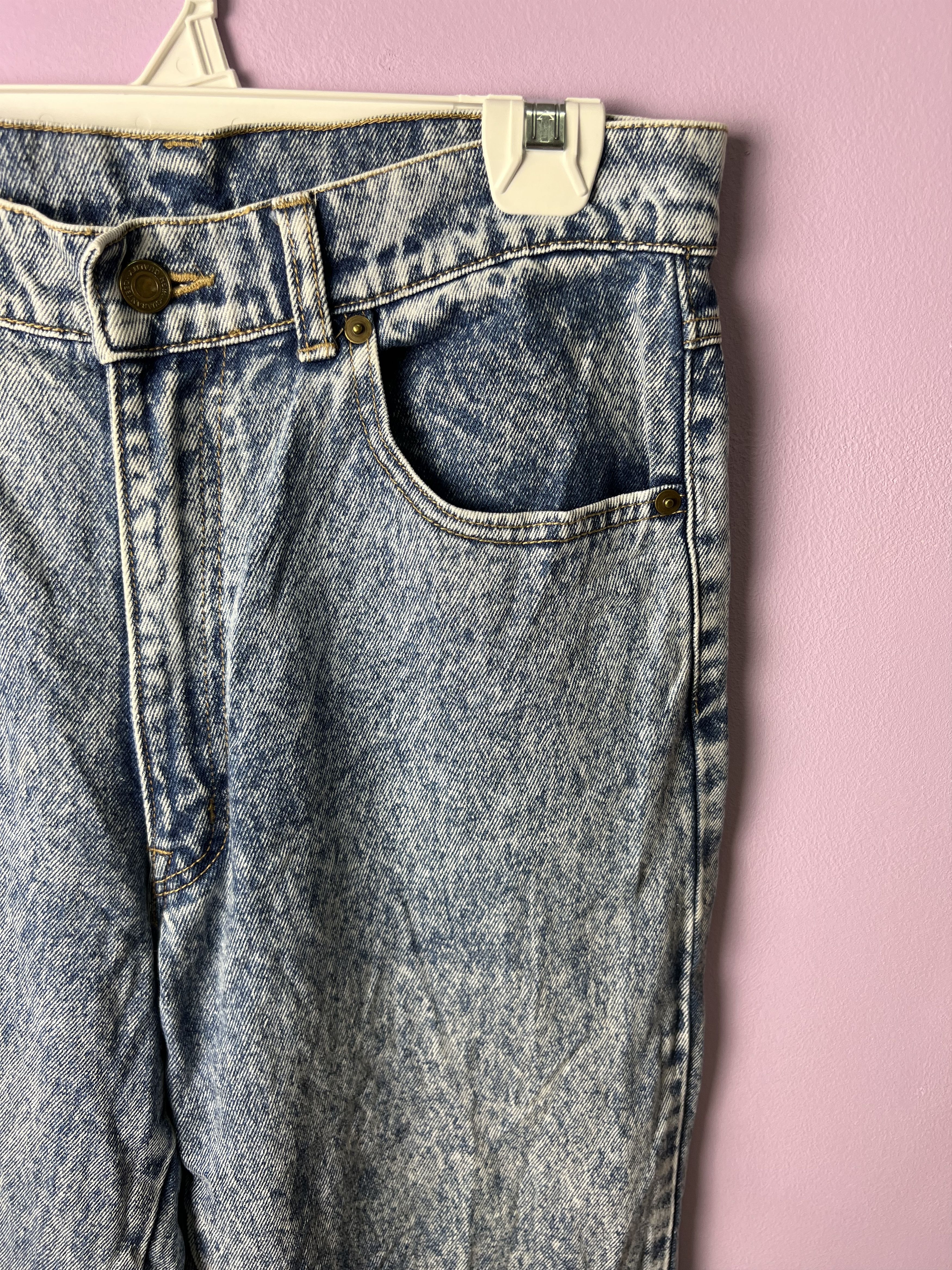 Japanese Brand 🔥Vintage Dieser Vogel Acid Wash Distressed Denim Size US 31 - 5 Thumbnail