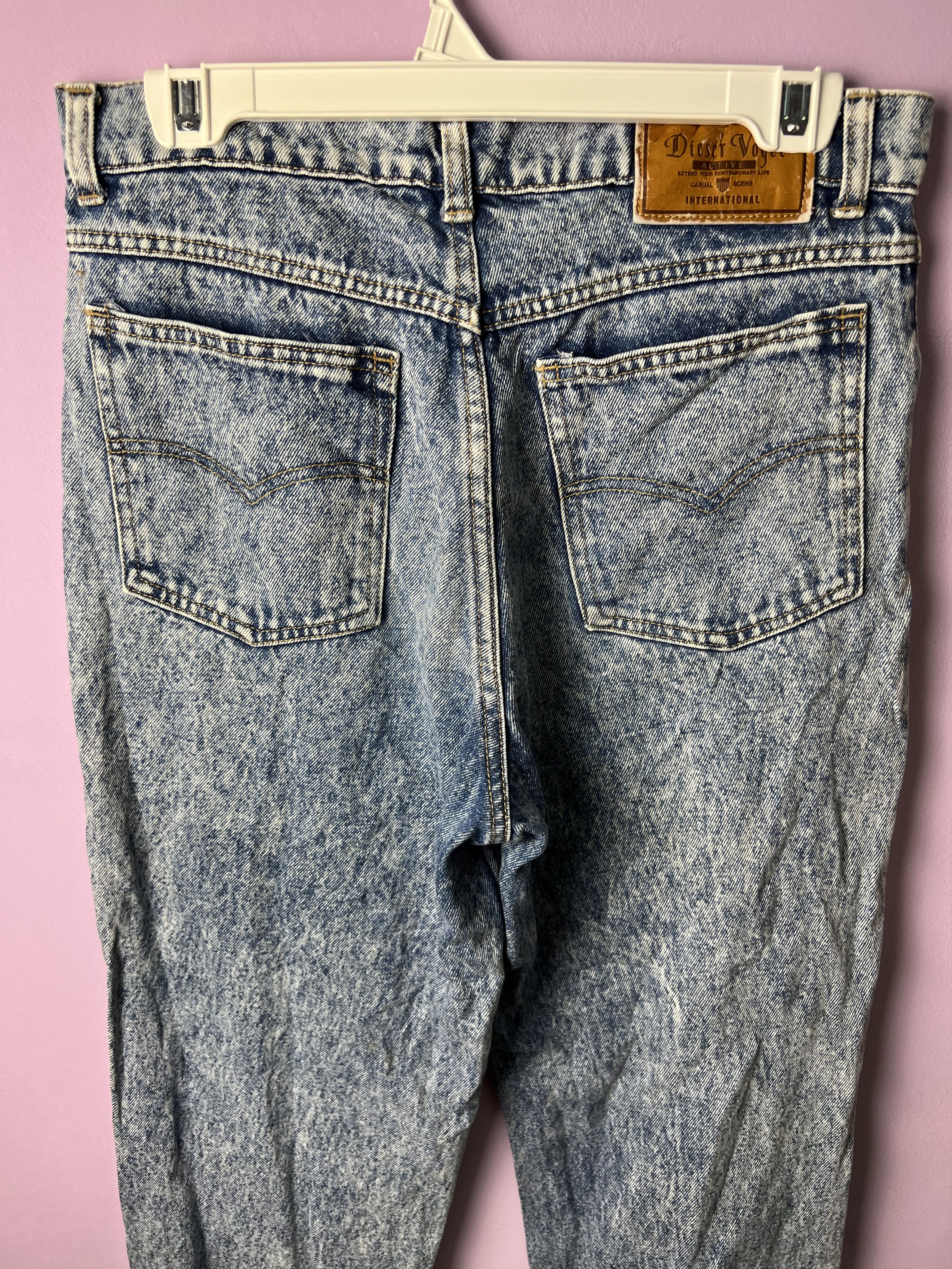 Japanese Brand 🔥Vintage Dieser Vogel Acid Wash Distressed Denim Size US 31 - 11 Thumbnail