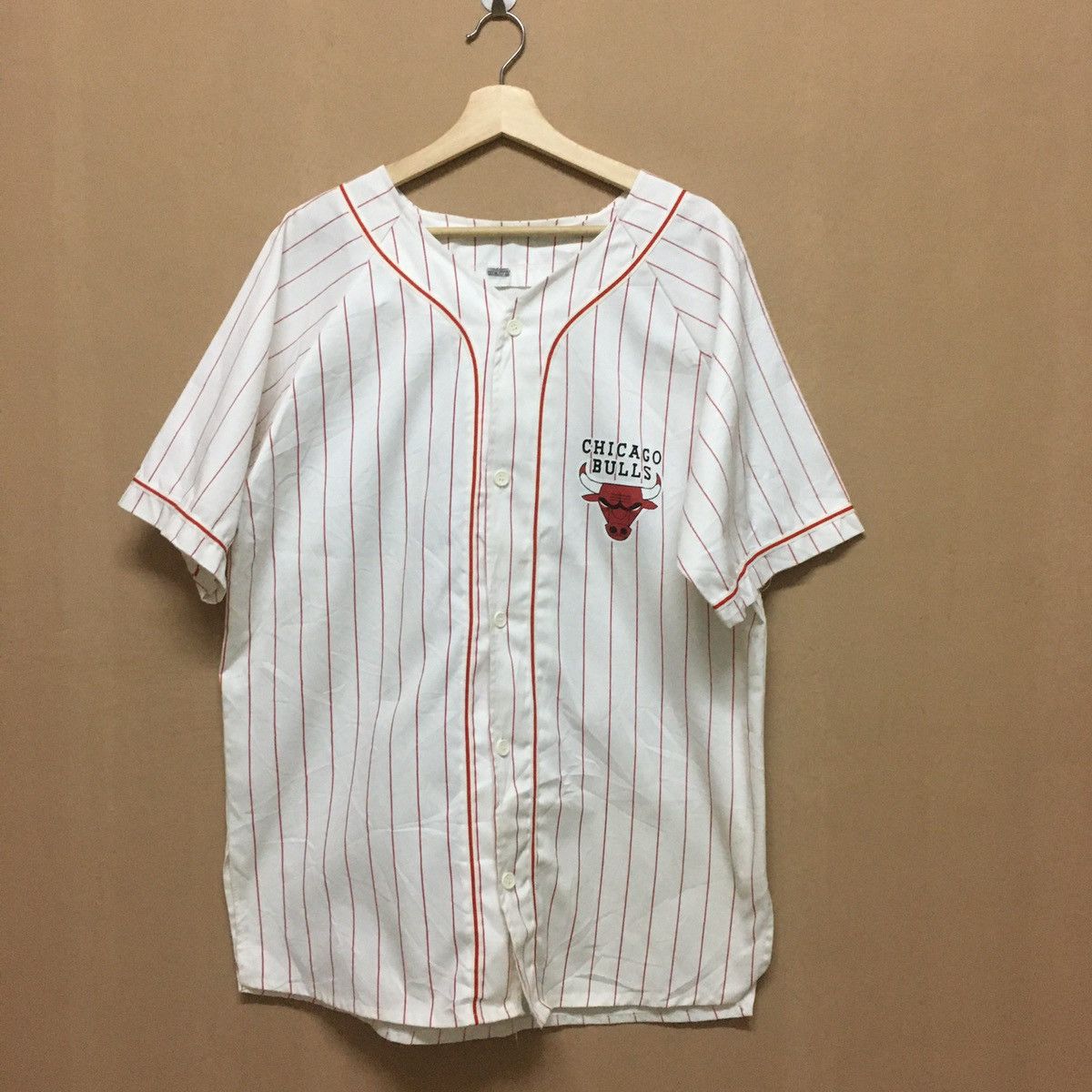 NBA CHICAGO BULLS Stripes Shirt Size US M / EU 48-50 / 2 - 2 Thumbnail