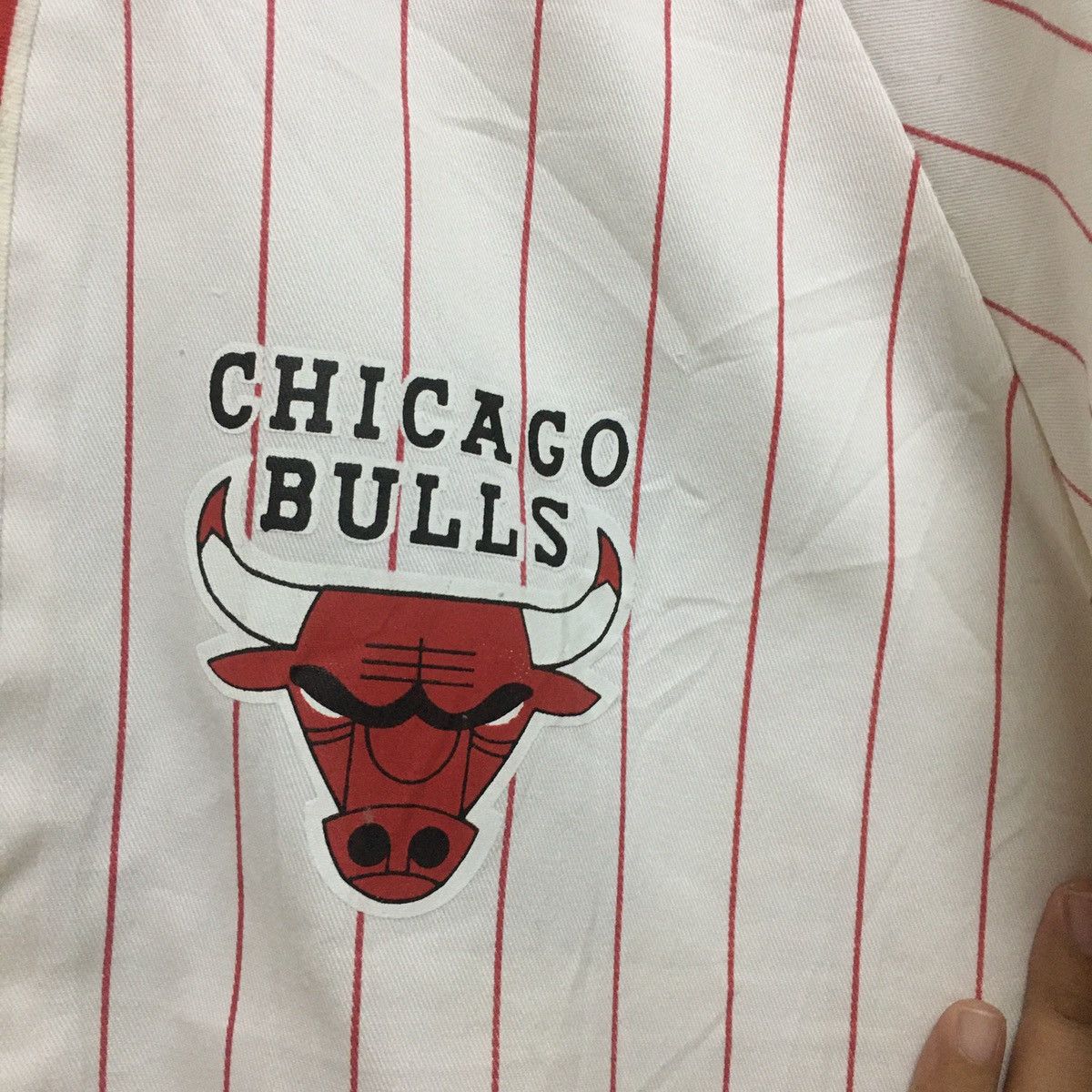 NBA CHICAGO BULLS Stripes Shirt Size US M / EU 48-50 / 2 - 5 Thumbnail