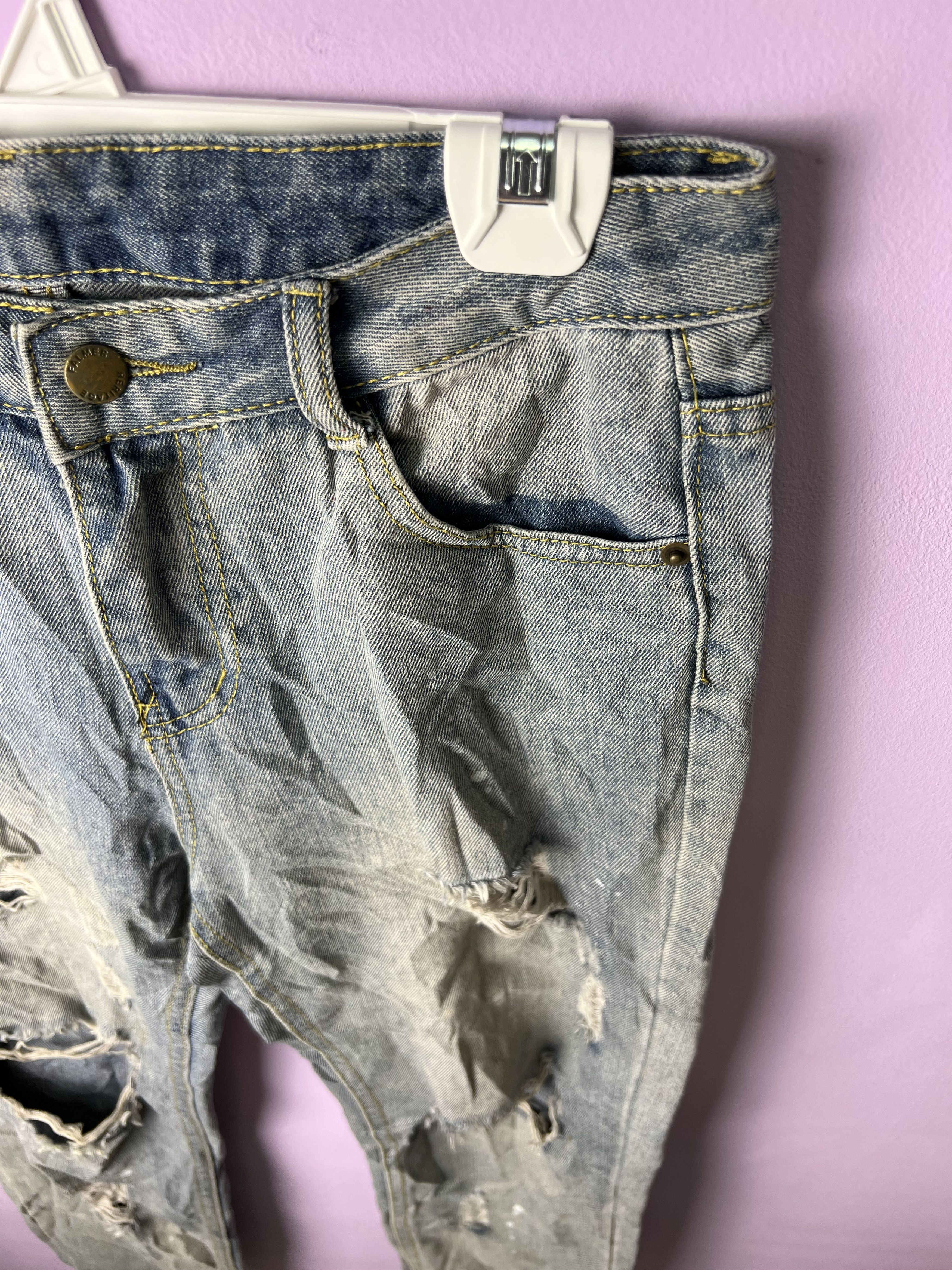 Japanese Brand 🔥Heritage Falmer Distressed Denim Size US 30 / EU 46 - 8 Thumbnail
