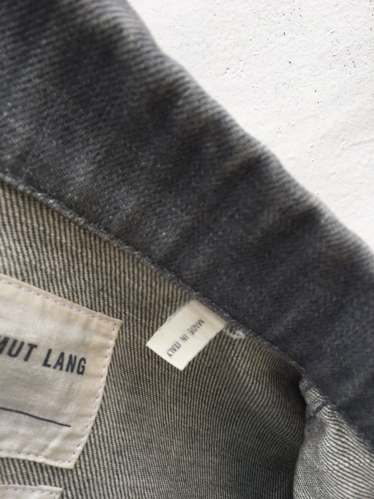 Helmut Lang Helmut Lang Raw Denim Jacket Jean Trucker Double Pockets Size US S / EU 44-46 / 1 - 15 Thumbnail