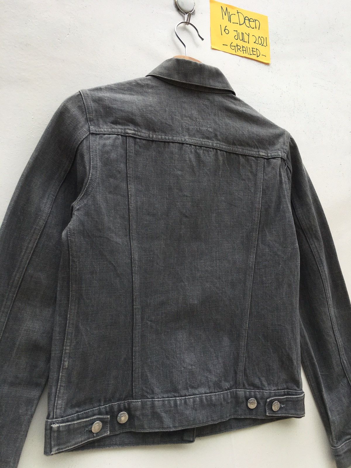 Helmut Lang Helmut Lang Raw Denim Jacket Jean Trucker Double Pockets Size US S / EU 44-46 / 1 - 22 Thumbnail