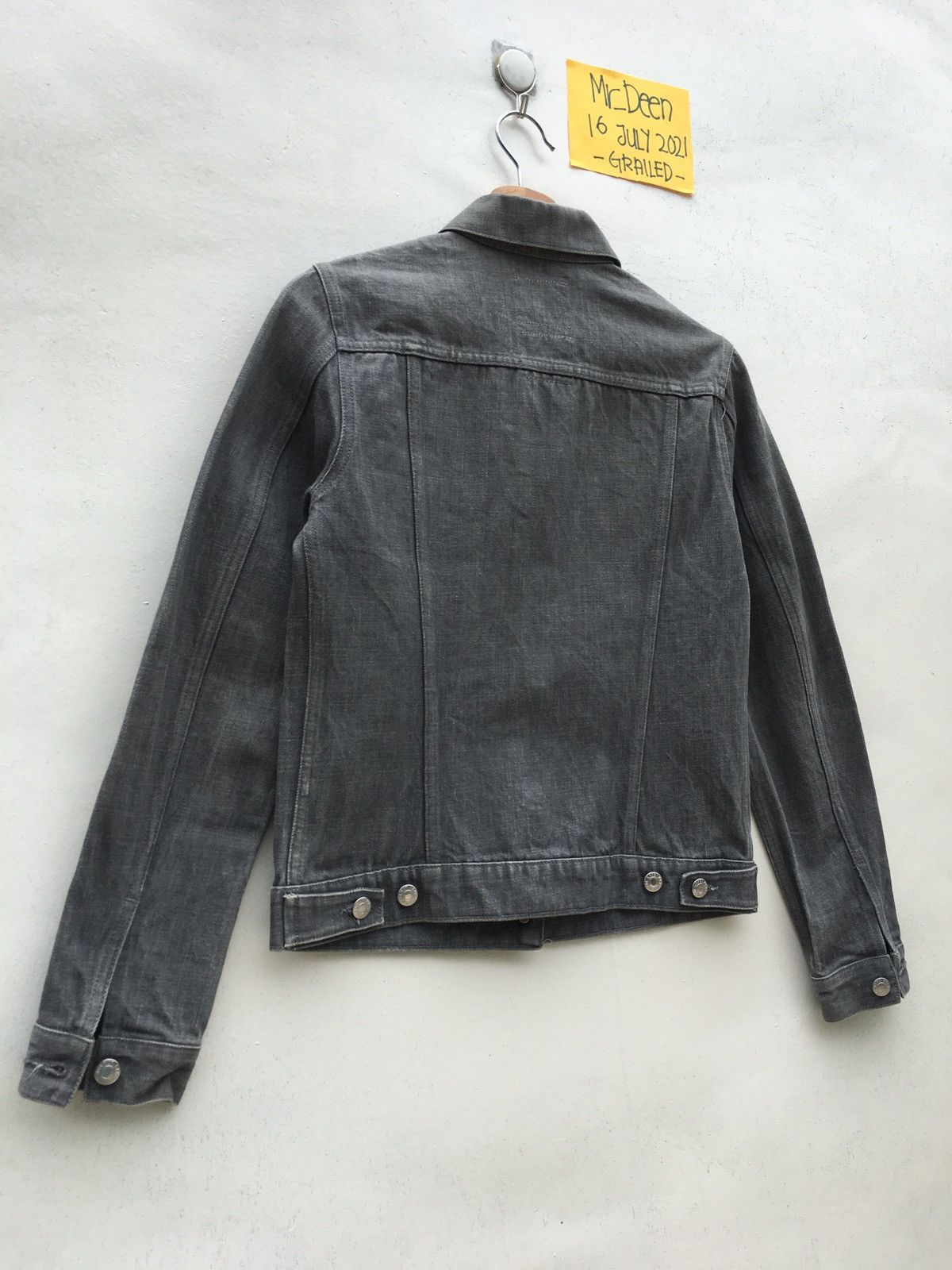 Helmut Lang Helmut Lang Raw Denim Jacket Jean Trucker Double Pockets Size US S / EU 44-46 / 1 - 19 Thumbnail