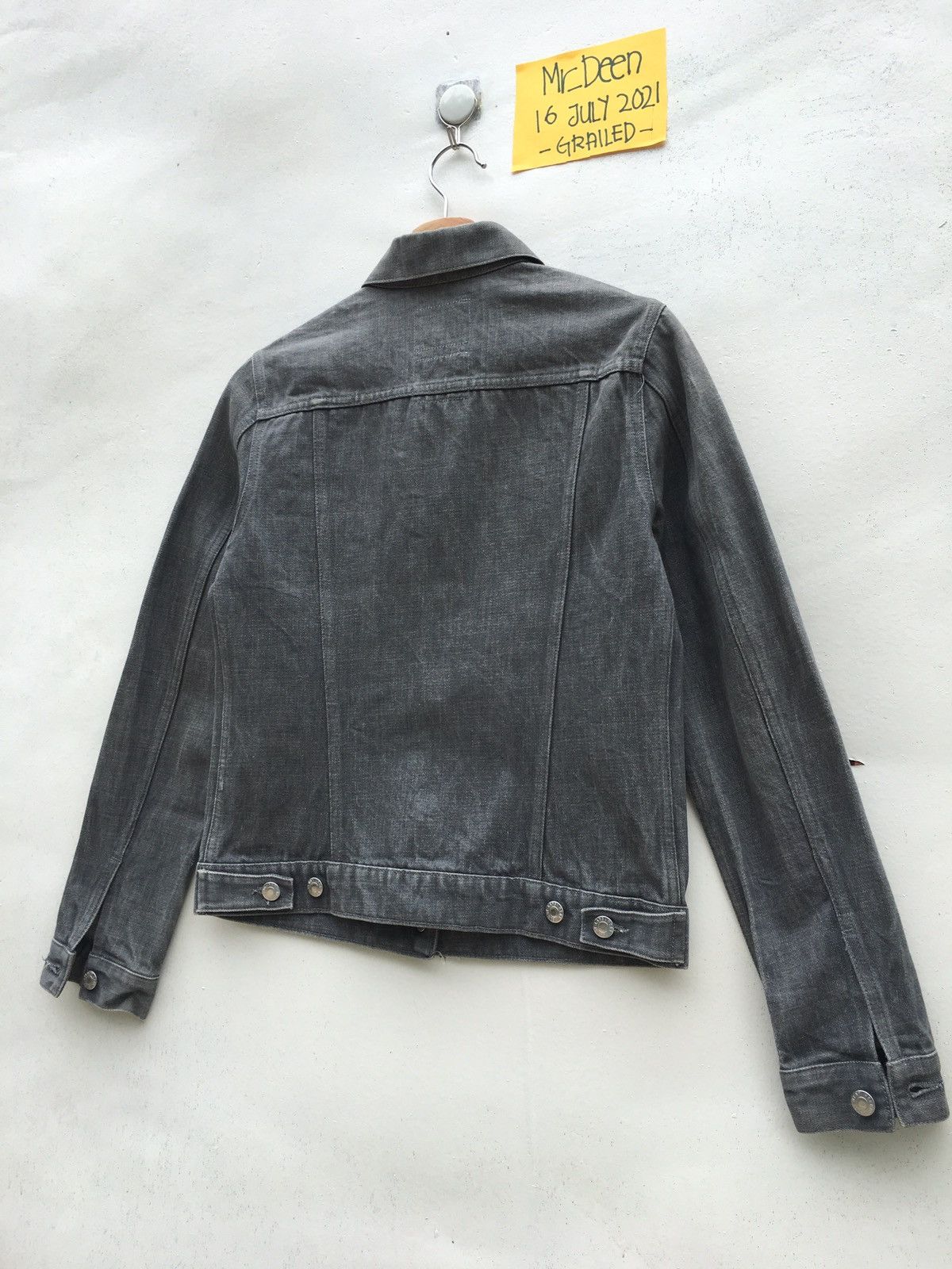 Helmut Lang Helmut Lang Raw Denim Jacket Jean Trucker Double Pockets Size US S / EU 44-46 / 1 - 20 Thumbnail