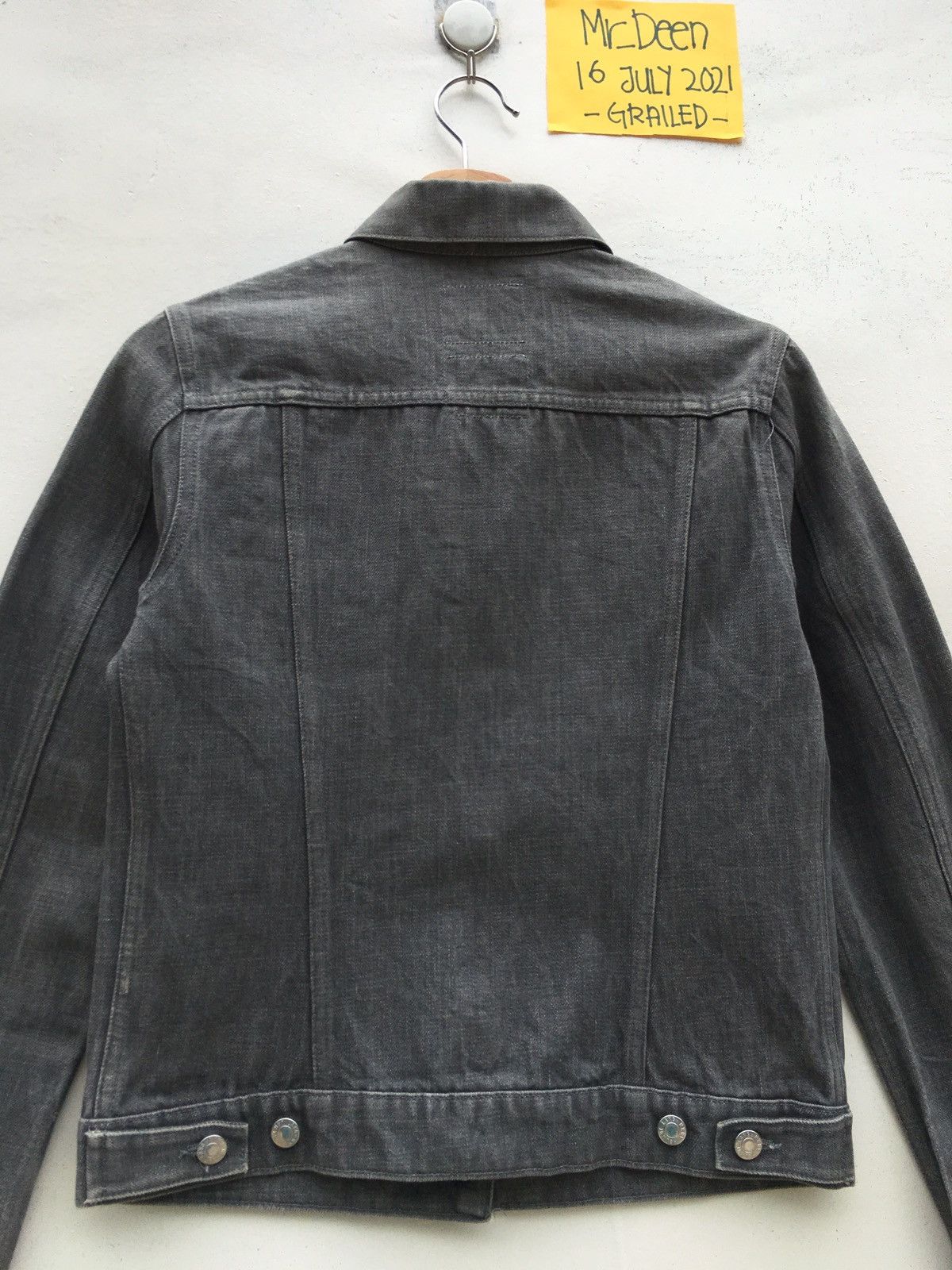 Helmut Lang Helmut Lang Raw Denim Jacket Jean Trucker Double Pockets Size US S / EU 44-46 / 1 - 21 Thumbnail