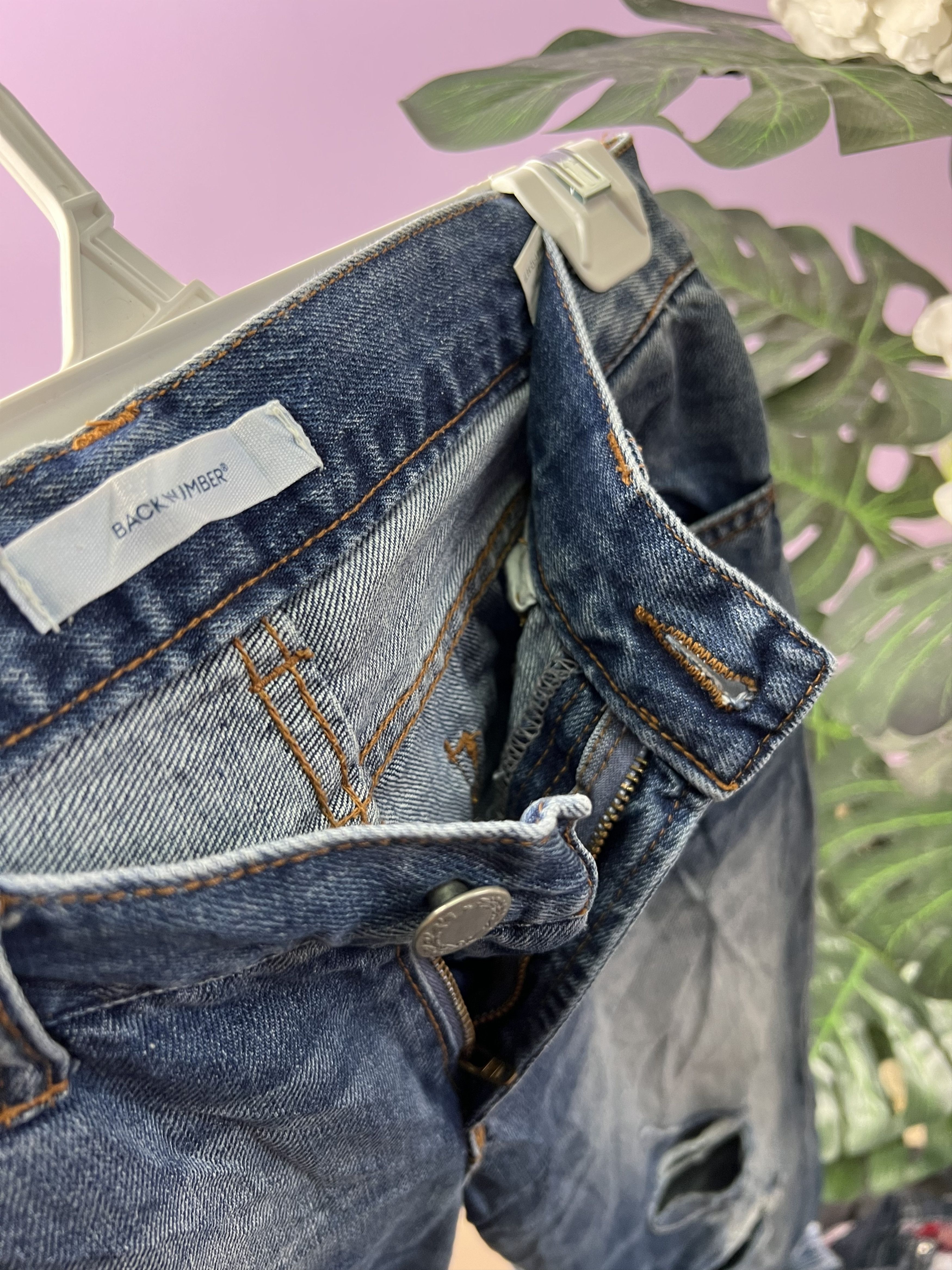 Japanese Brand 🔥Cropped Back Number Distressed Denim Size US 28 / EU 44 - 15 Thumbnail