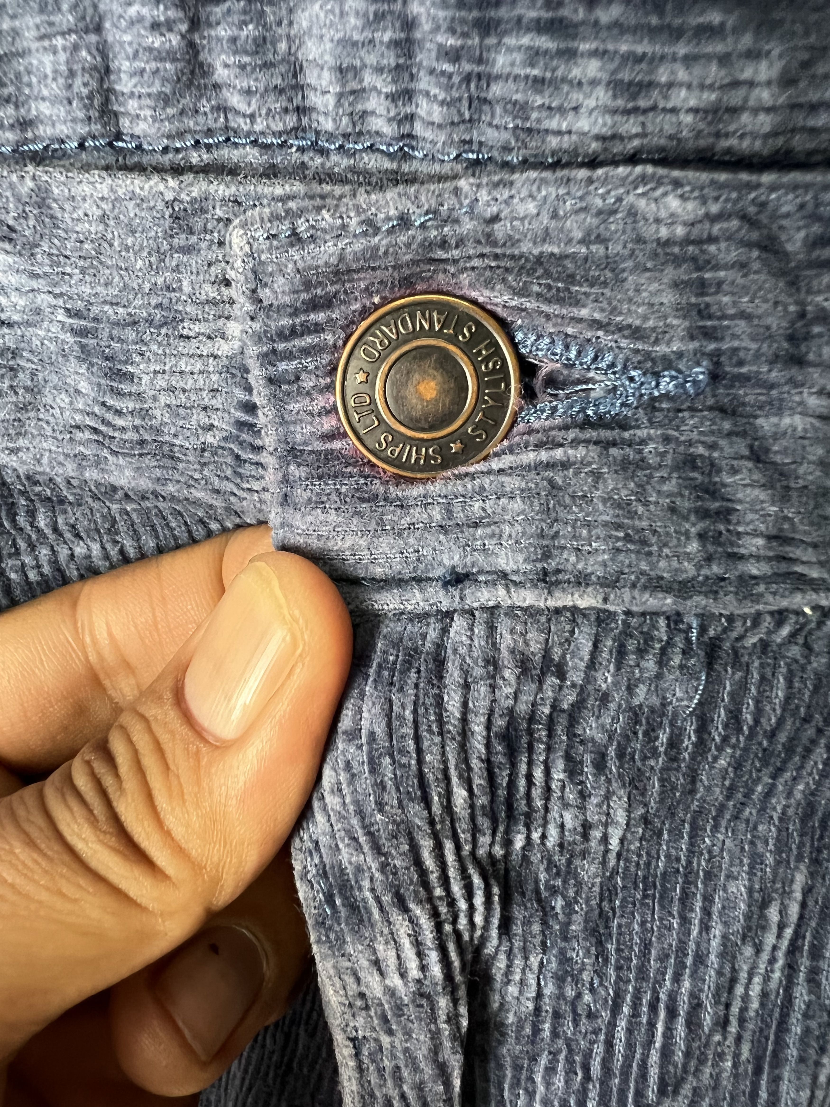SHIPS 🔥Vintage Ships Corduroy Denim Size US 30 / EU 46 - 10 Thumbnail