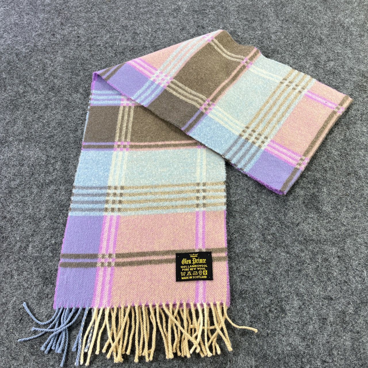 Vintage GLEN PRINCE SCARVES / MUFFLER / NECKWEAR T475 Size ONE SIZE - 4 Thumbnail