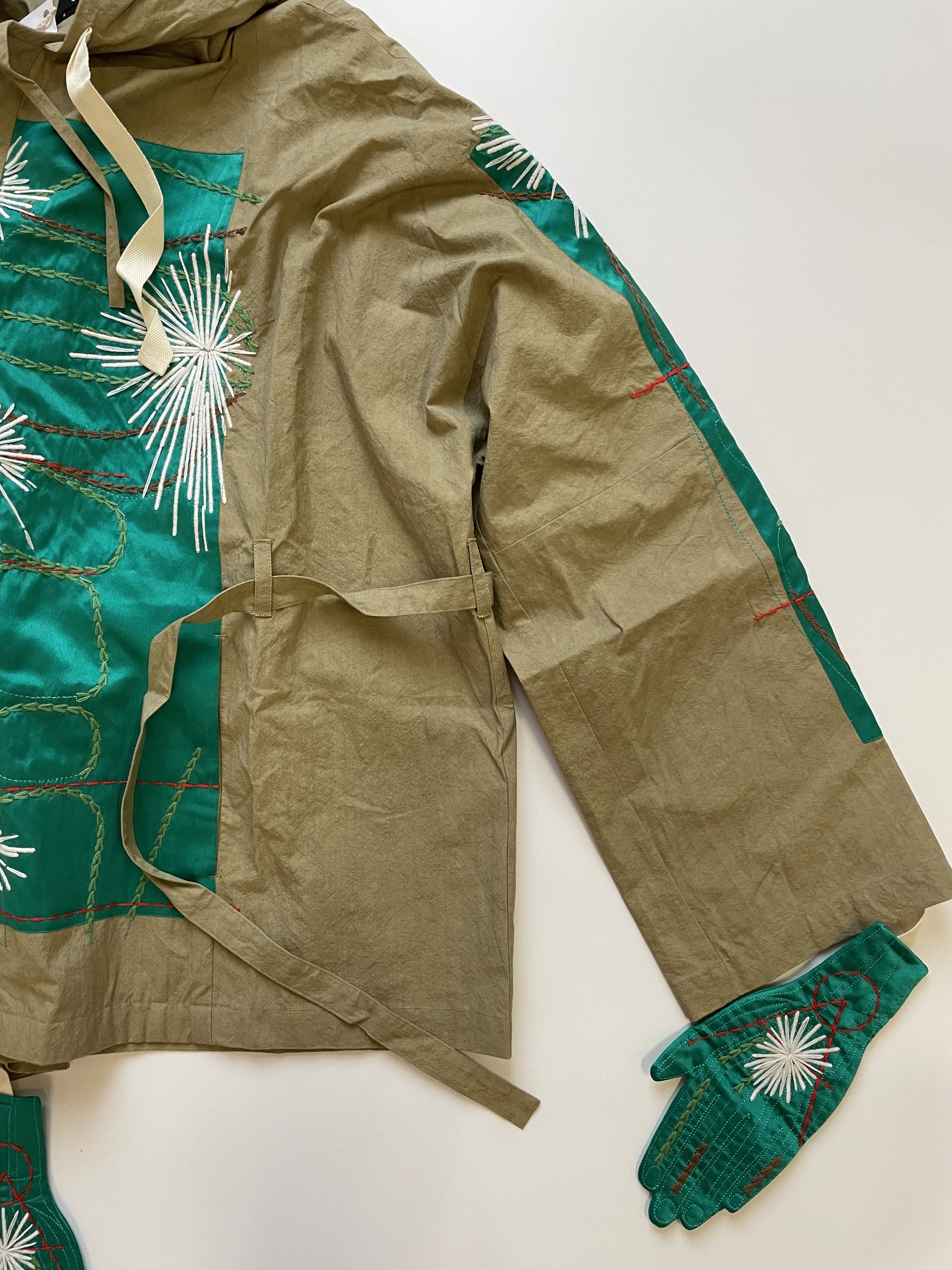Craig Green Craig Green Embroided Cotton Hooded Jacket (0273) Size US L / EU 52-54 / 3 - 5 Thumbnail