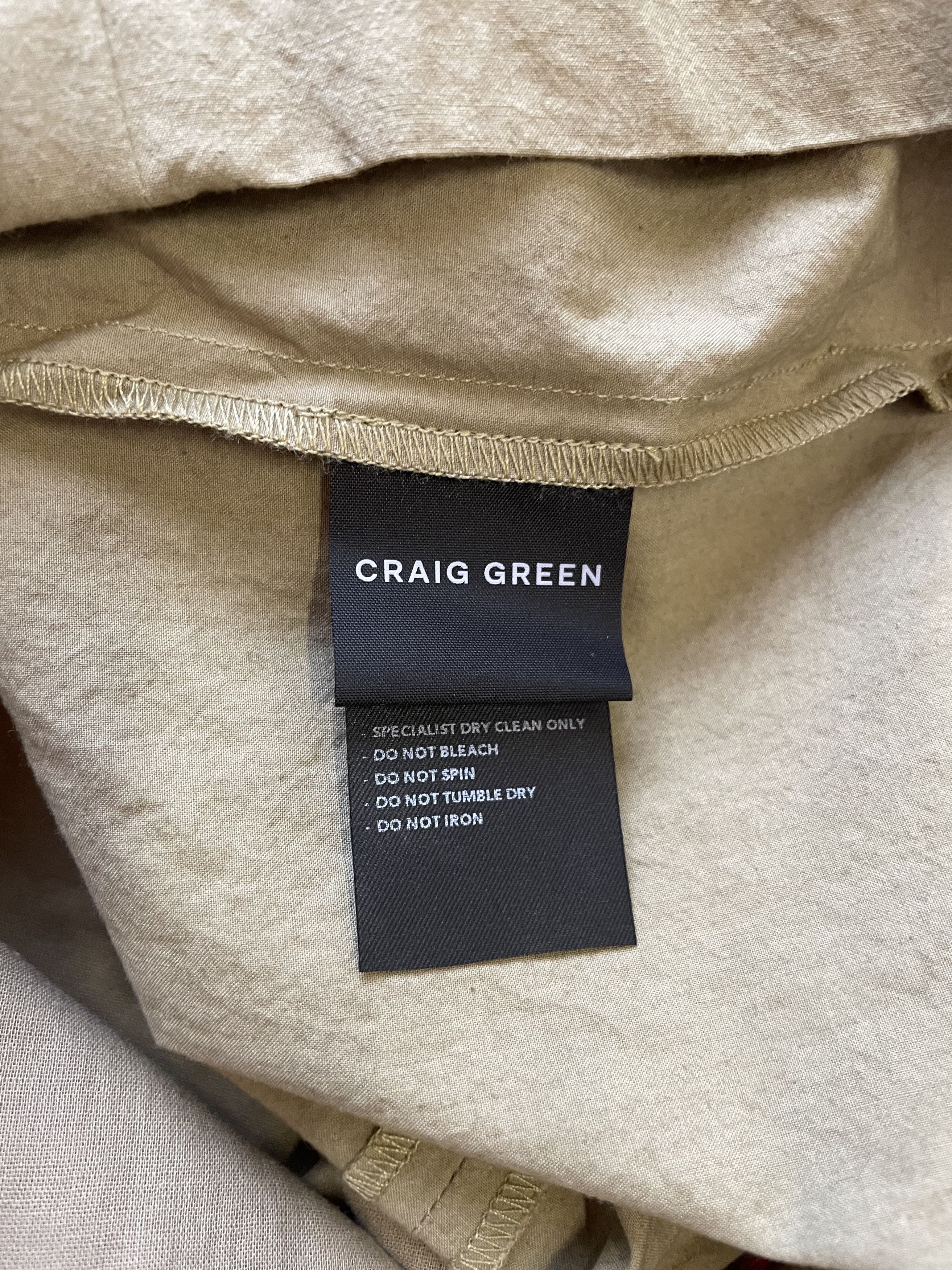 Craig Green Craig Green Embroided Cotton Hooded Jacket (0273) Size US L / EU 52-54 / 3 - 8 Thumbnail