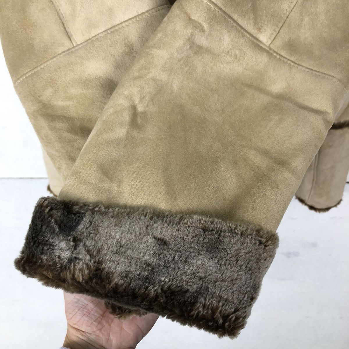 Japanese Brand VINTAGE CHORE JACKET MINK FUR LINING COSSO JAPAN Size US L / EU 52-54 / 3 - 11 Thumbnail