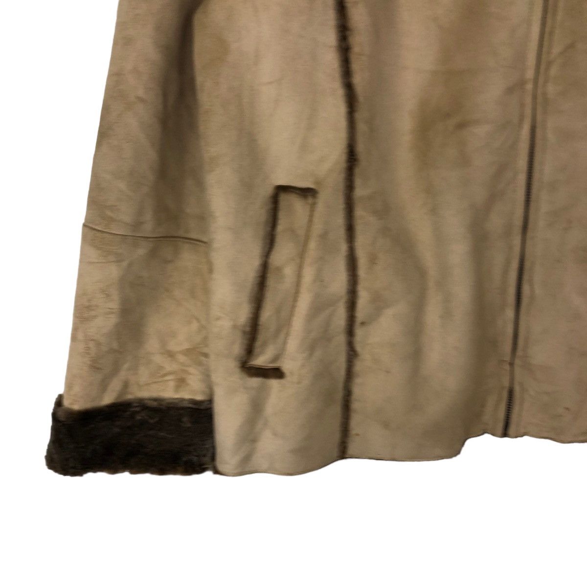 Japanese Brand VINTAGE CHORE JACKET MINK FUR LINING COSSO JAPAN Size US L / EU 52-54 / 3 - 3 Thumbnail